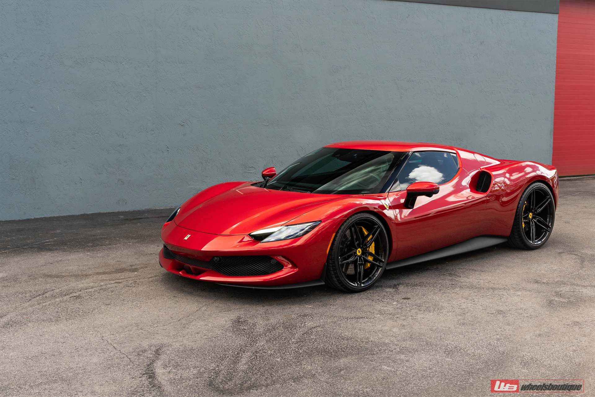 Ferrari 296 GTB | Rosso Corsa | on ANRKY AN17 | Gloss Black
