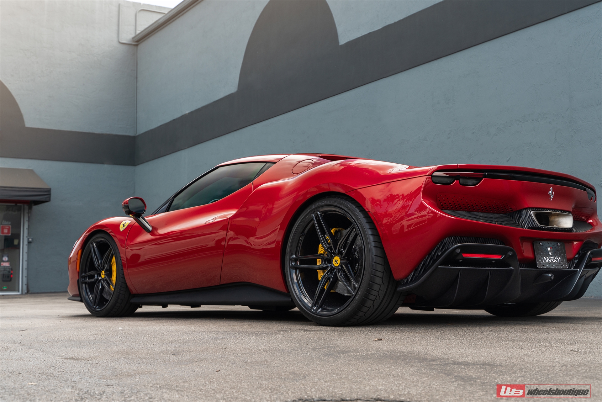 Ferrari 296 GTB | Rosso Corsa | on ANRKY AN17 | Gloss Black