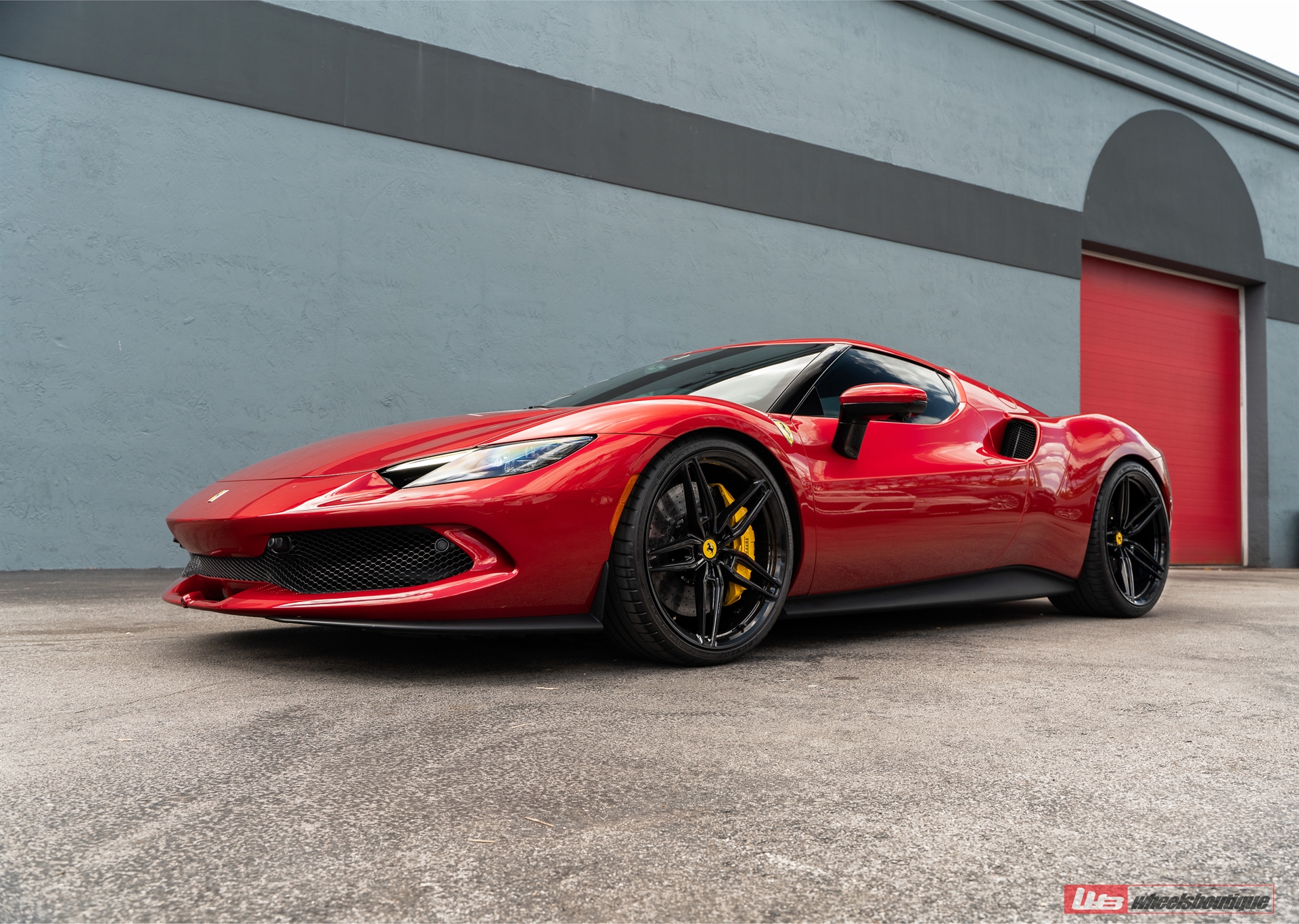 Ferrari 296 GTB | Rosso Corsa | on ANRKY AN17 | Gloss Black
