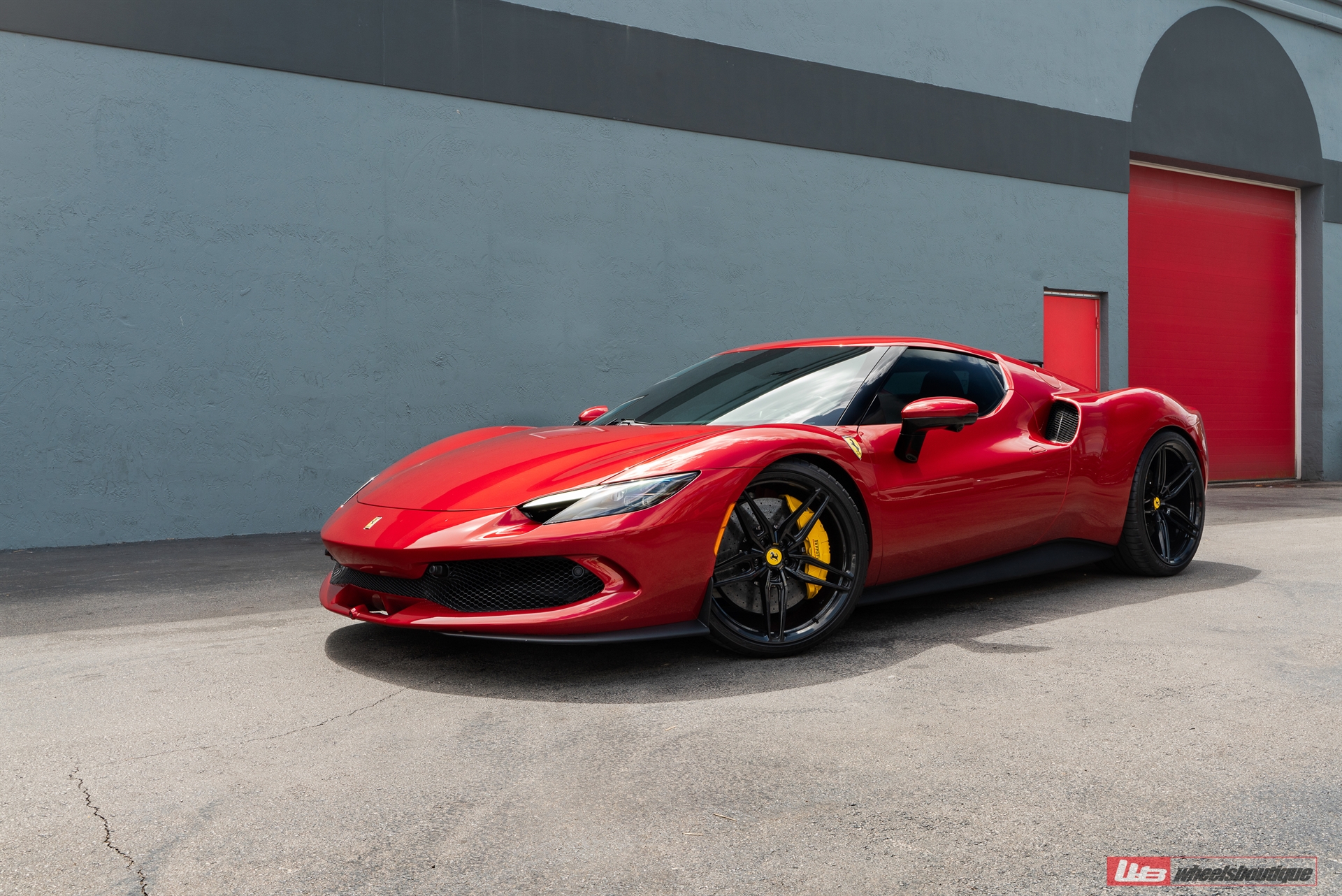 Ferrari 296 GTB | Rosso Corsa | on ANRKY AN17 | Gloss Black