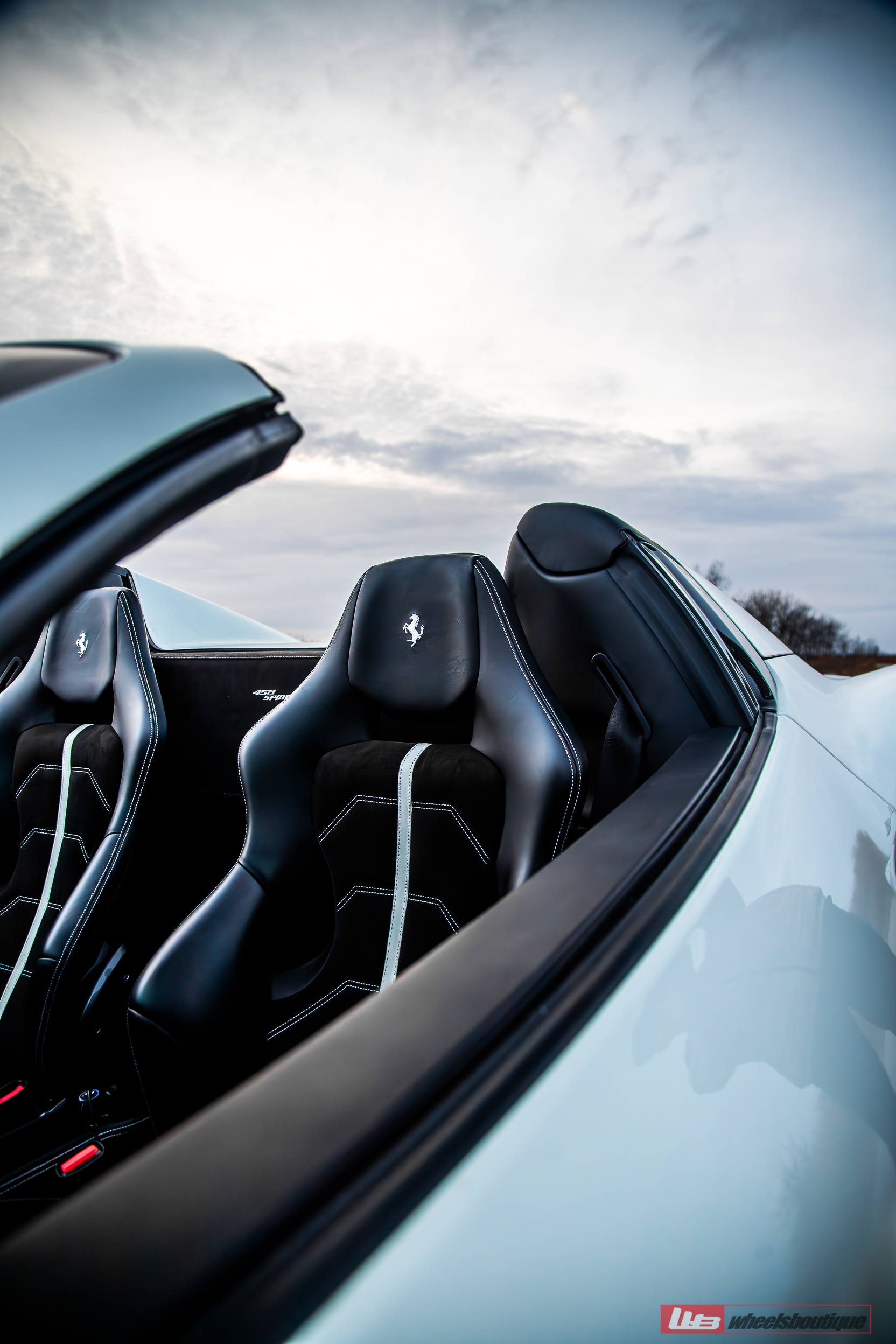 Ferrari 458 Spyder | Bianco Avus | on ANRKY XR-205 | Mirror Polished Smoked