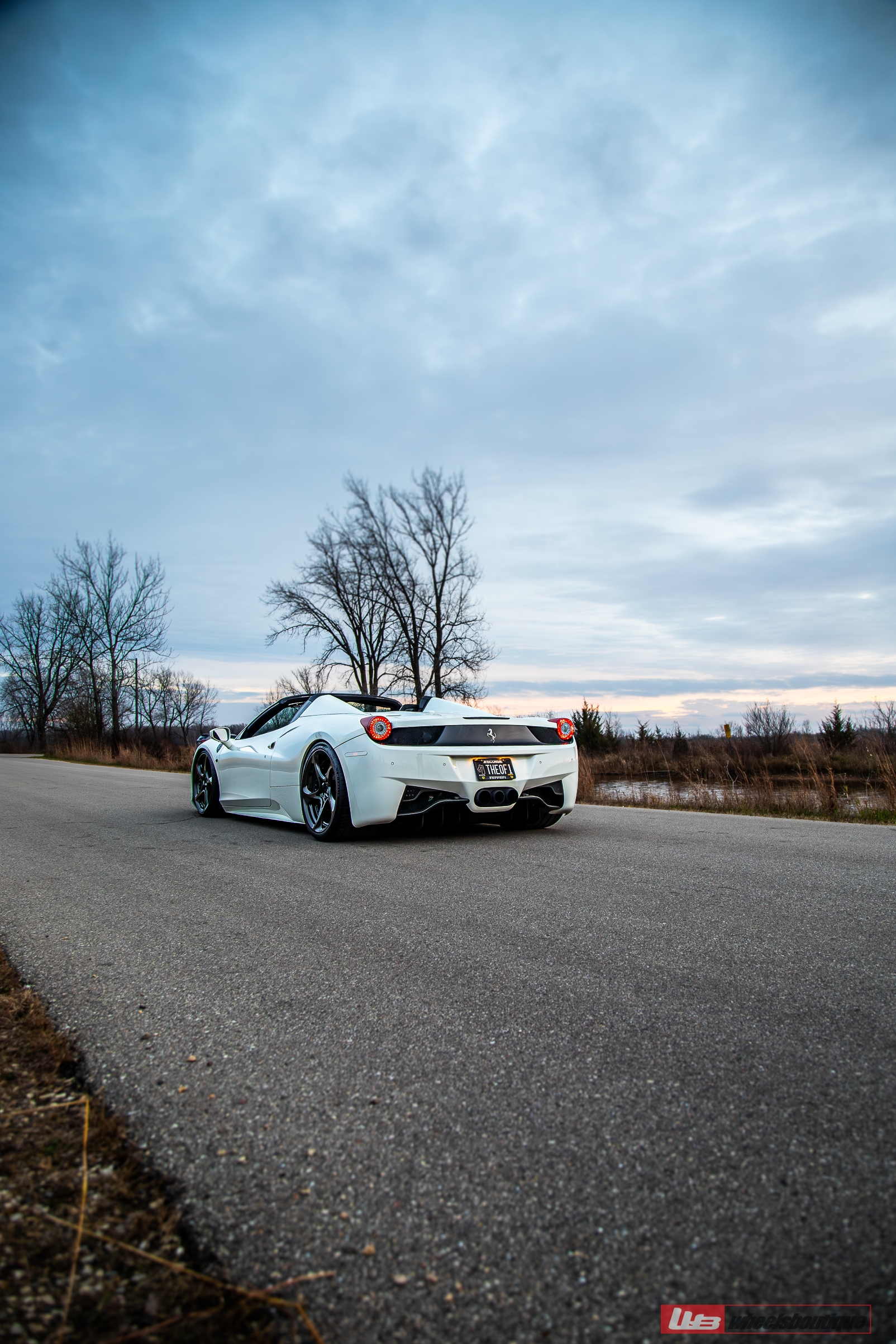 Ferrari 458 Spyder | Bianco Avus | on ANRKY XR-205 | Mirror Polished Smoked