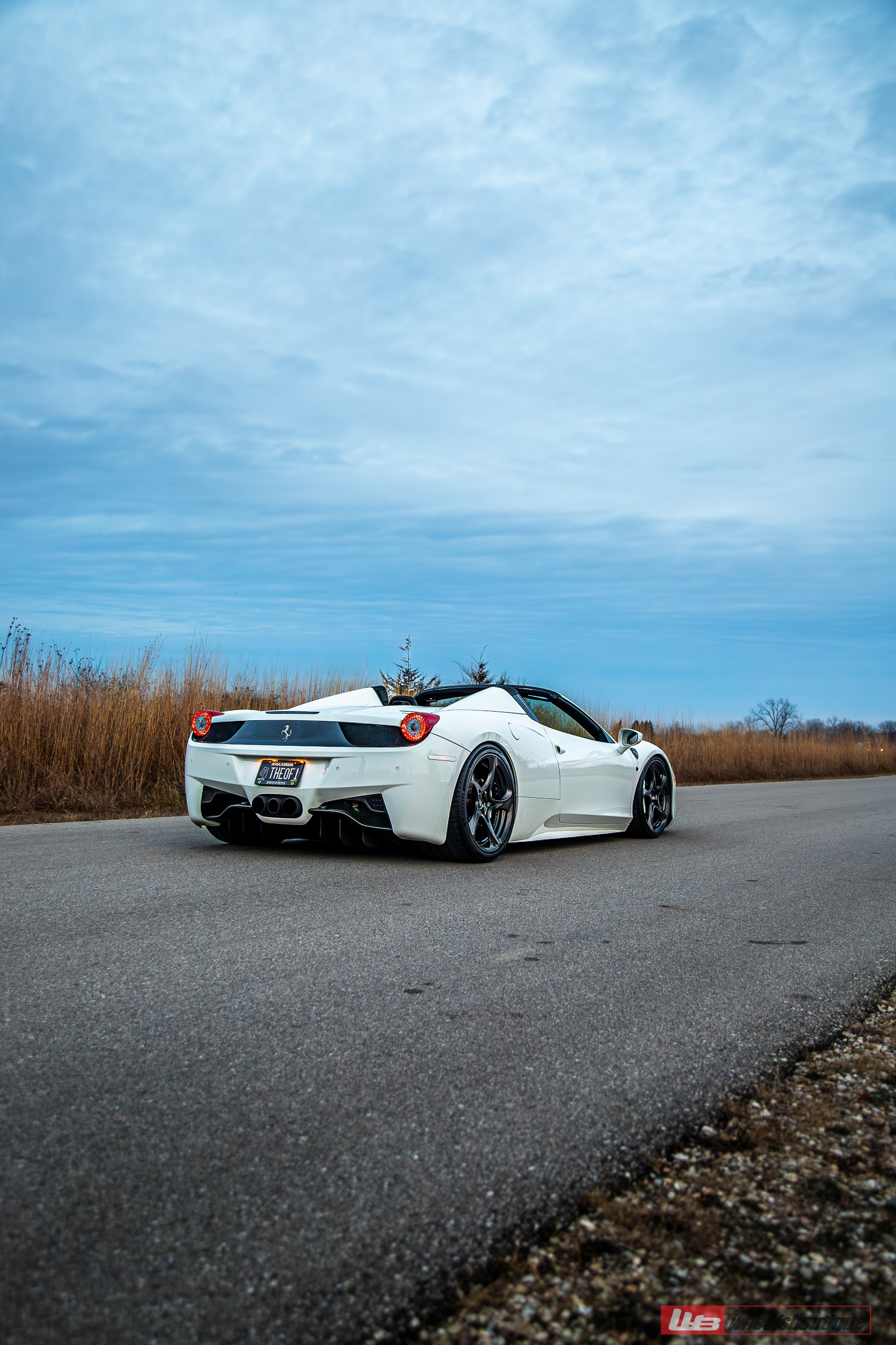 Ferrari 458 Spyder | Bianco Avus | on ANRKY XR-205 | Mirror Polished Smoked