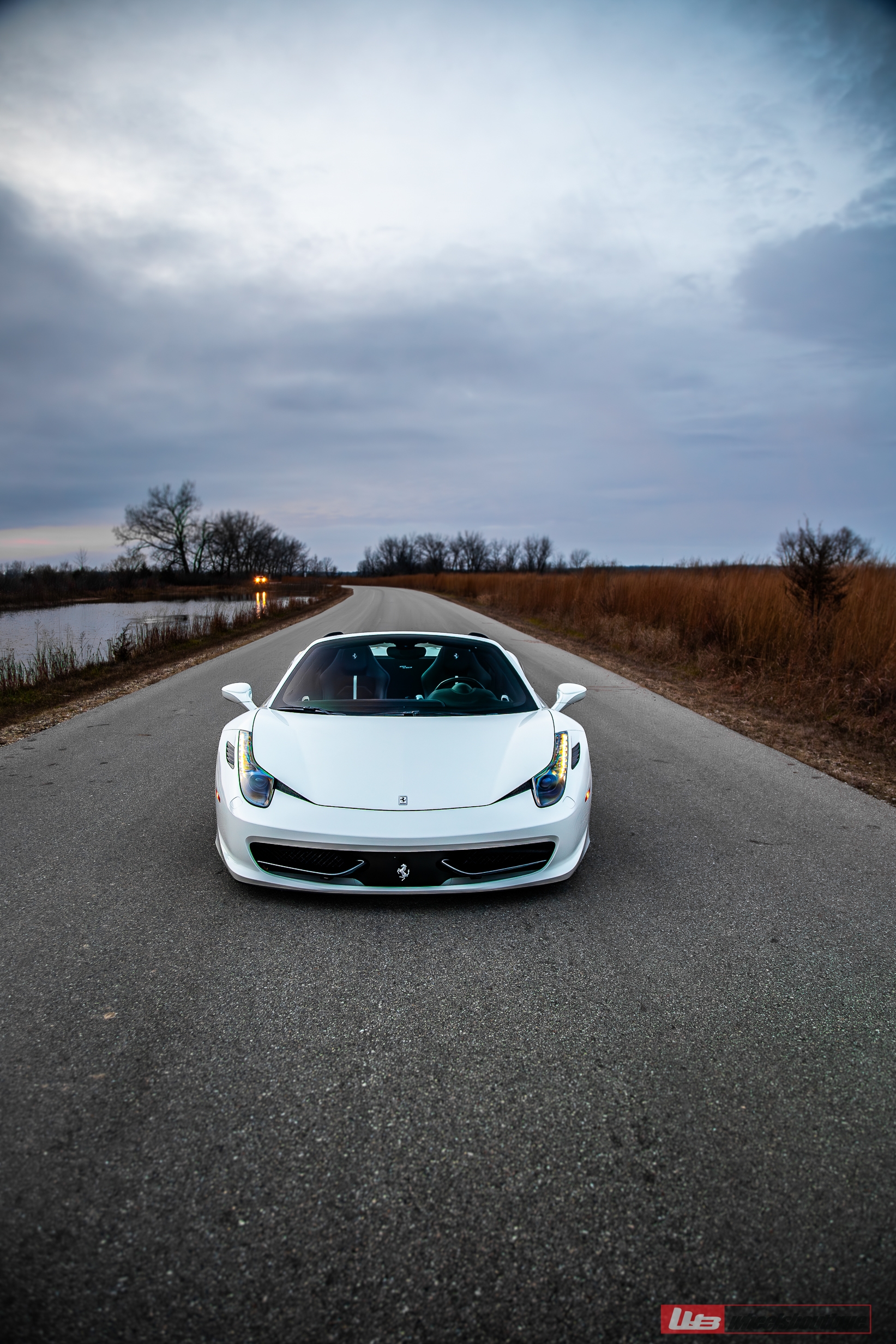 Ferrari 458 Spyder | Bianco Avus | on ANRKY XR-205 | Mirror Polished Smoked