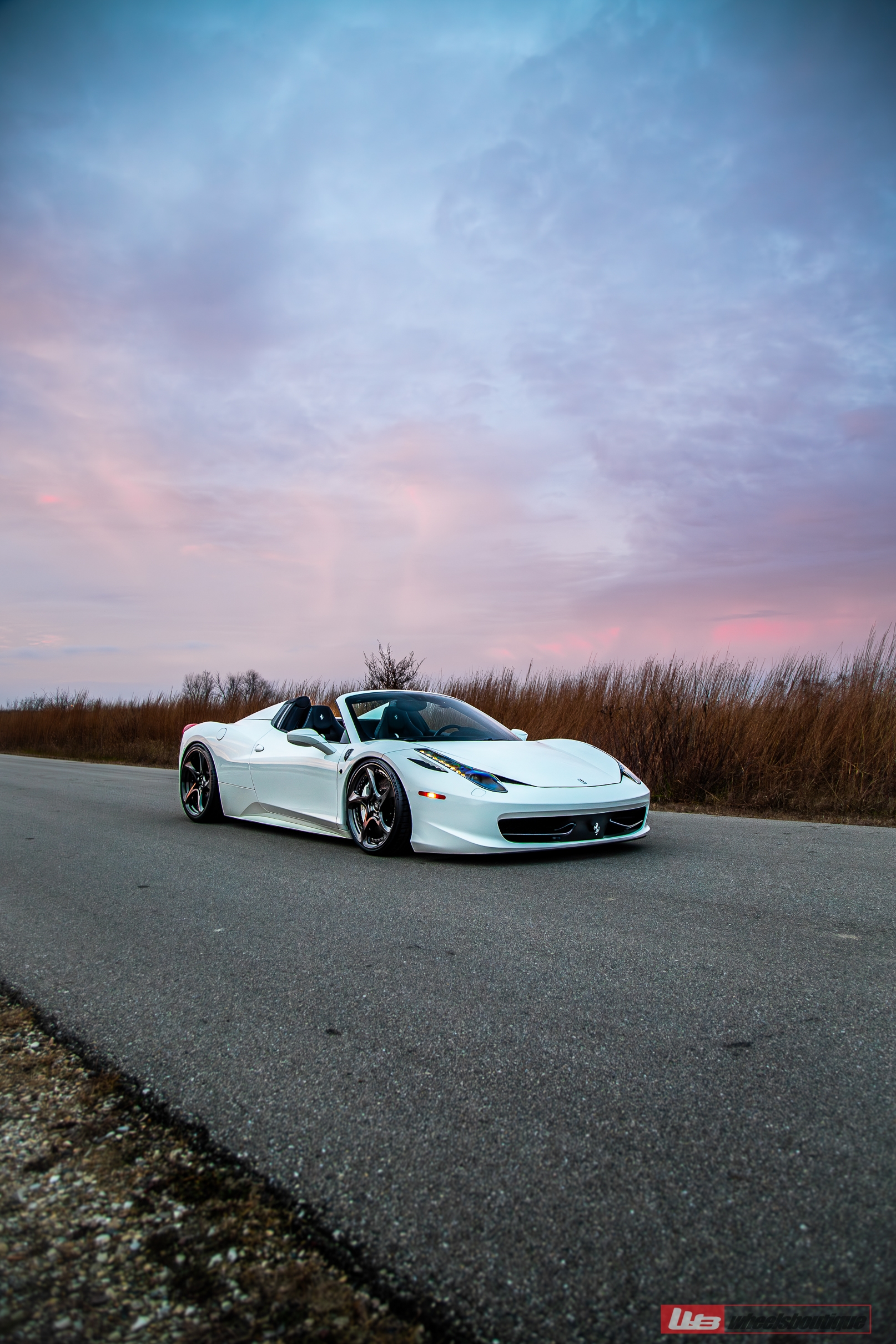 Ferrari 458 Spyder | Bianco Avus | on ANRKY XR-205 | Mirror Polished Smoked
