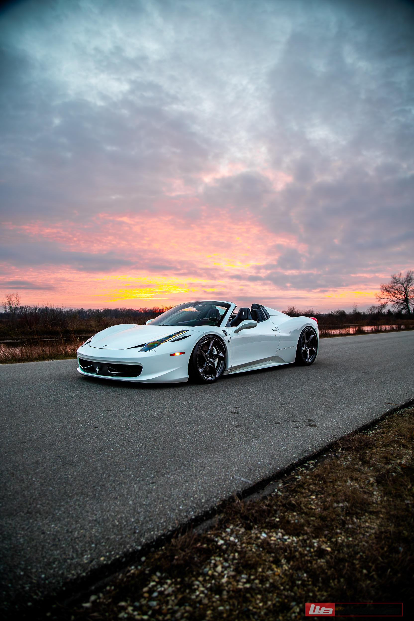 Ferrari 458 Spyder | Bianco Avus | on ANRKY XR-205 | Mirror Polished Smoked