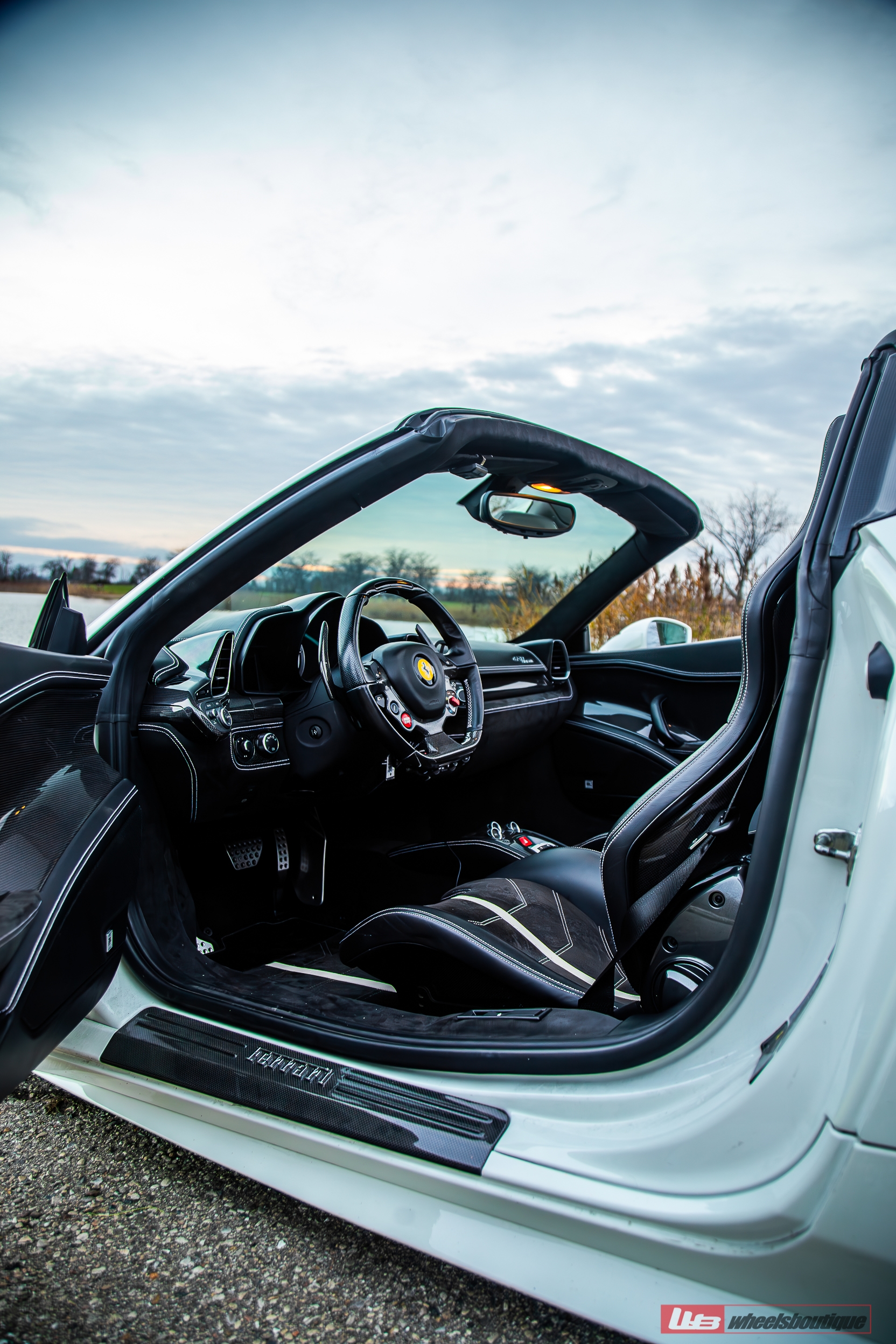 Ferrari 458 Spyder | Bianco Avus | on ANRKY XR-205 | Mirror Polished Smoked