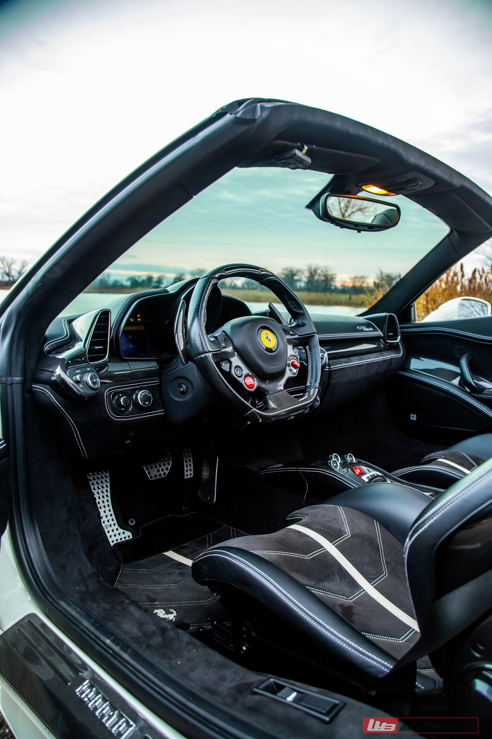 Ferrari 458 Spyder | Bianco Avus | on ANRKY XR-205 | Mirror Polished Smoked