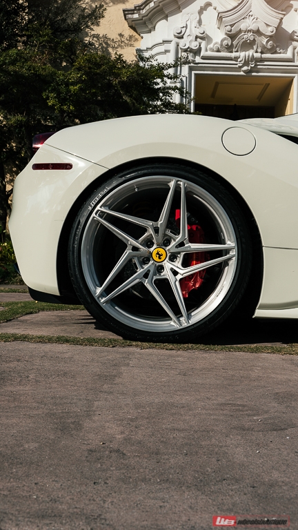 Ferrari 488 | Bianco Fuji | on ANRKY S1-X3 | Brushed Clear