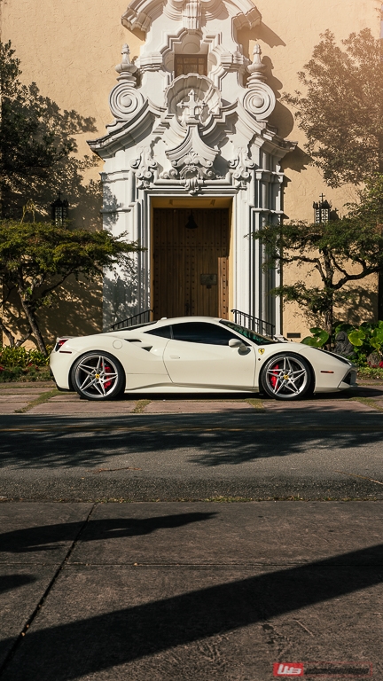 Ferrari 488 | Bianco Fuji | on ANRKY S1-X3 | Brushed Clear