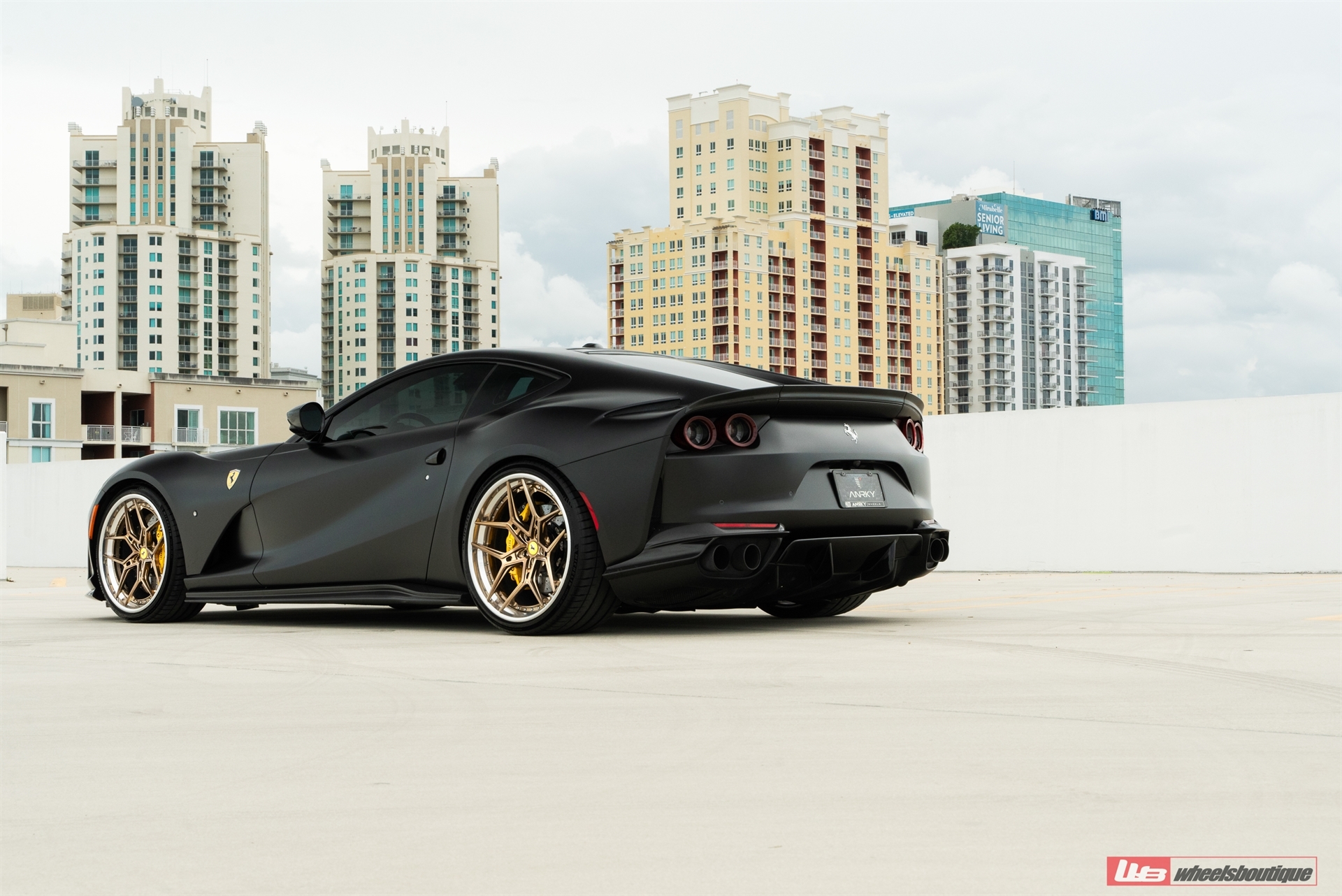 Novitec 812 Superfast | Nero Opaco | ANRKY S3-X4 | Polished Champagne