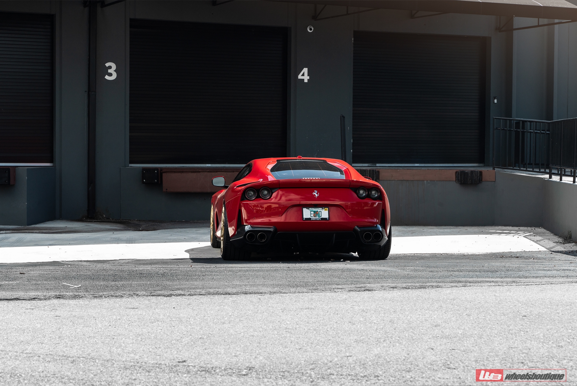 Ferrari 812 | Rosso Corsa | on ANRKY S2-X1 | Polished Gold