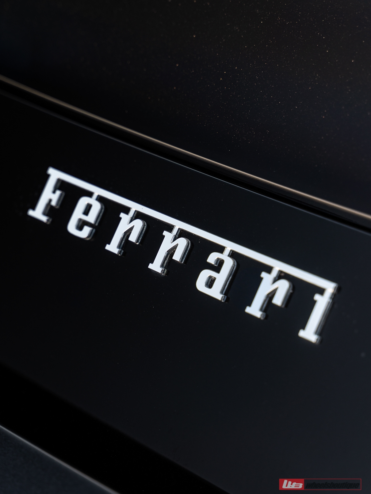 Ferrari F8 | Nero | ANRKY XR-301 | Satin White Gold