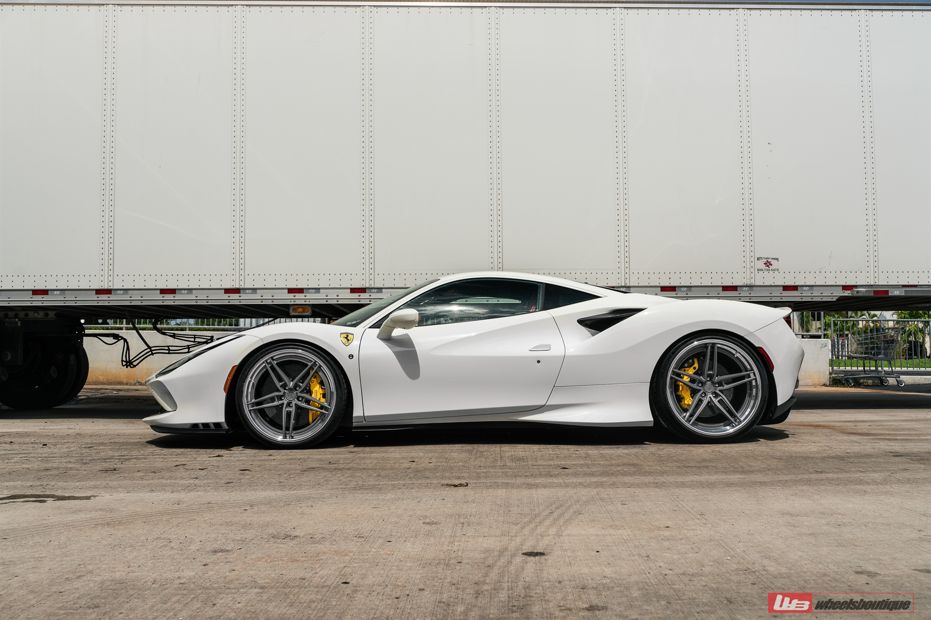 Ferrari F8 | Bianco Avus | on ANRKY AN37 | Satin Charcoal