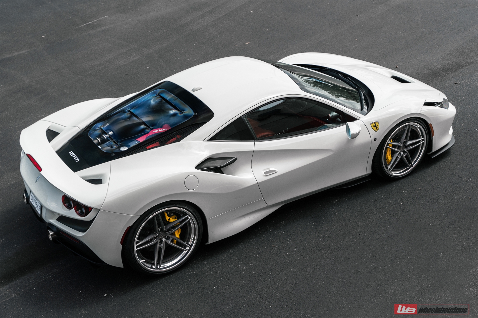 Ferrari F8 | Bianco Avus | on ANRKY AN37 | Satin Charcoal