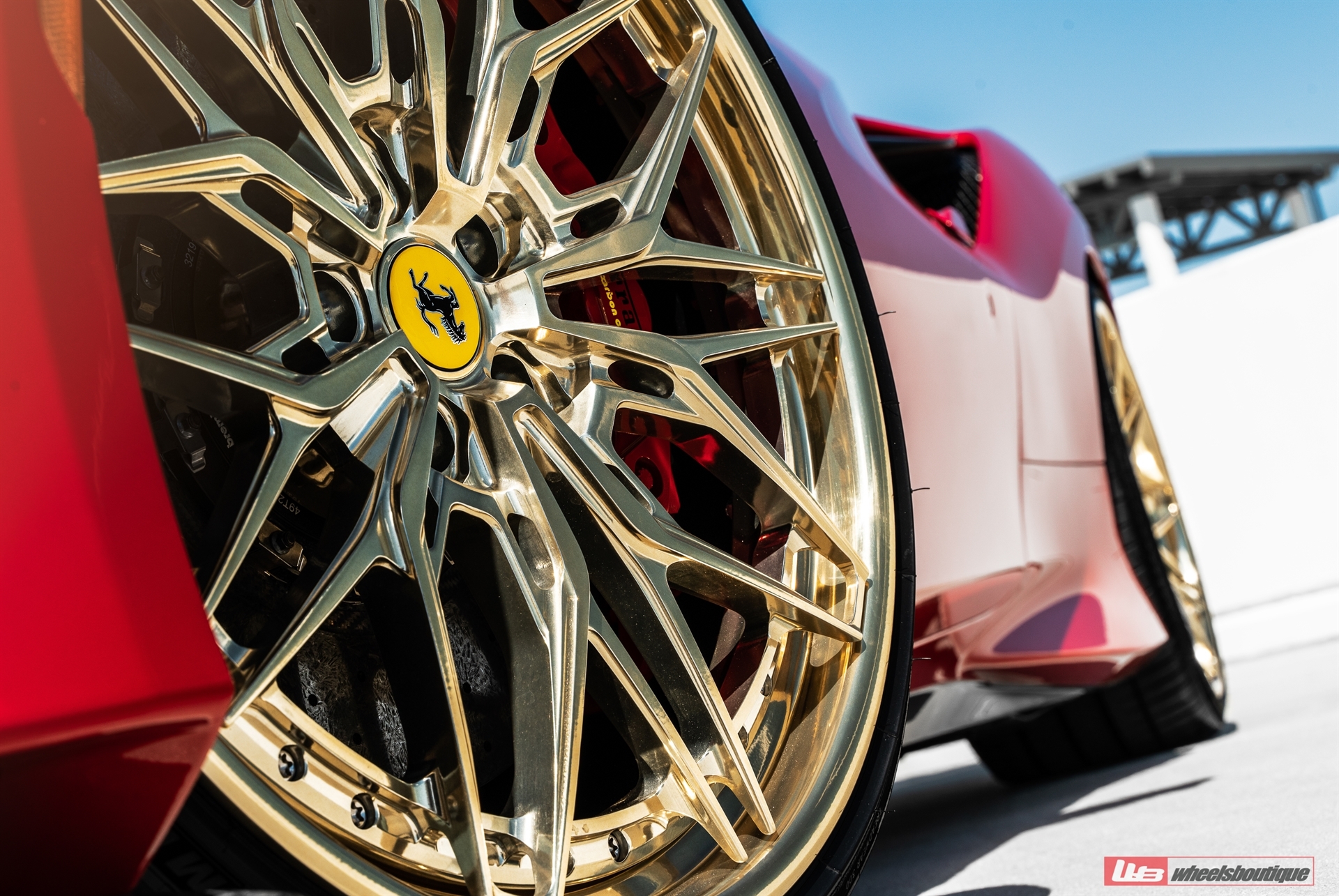 Novitec F8 Spider | Rosso Corsa | on ANRKY S3-X1 | Polished Gold