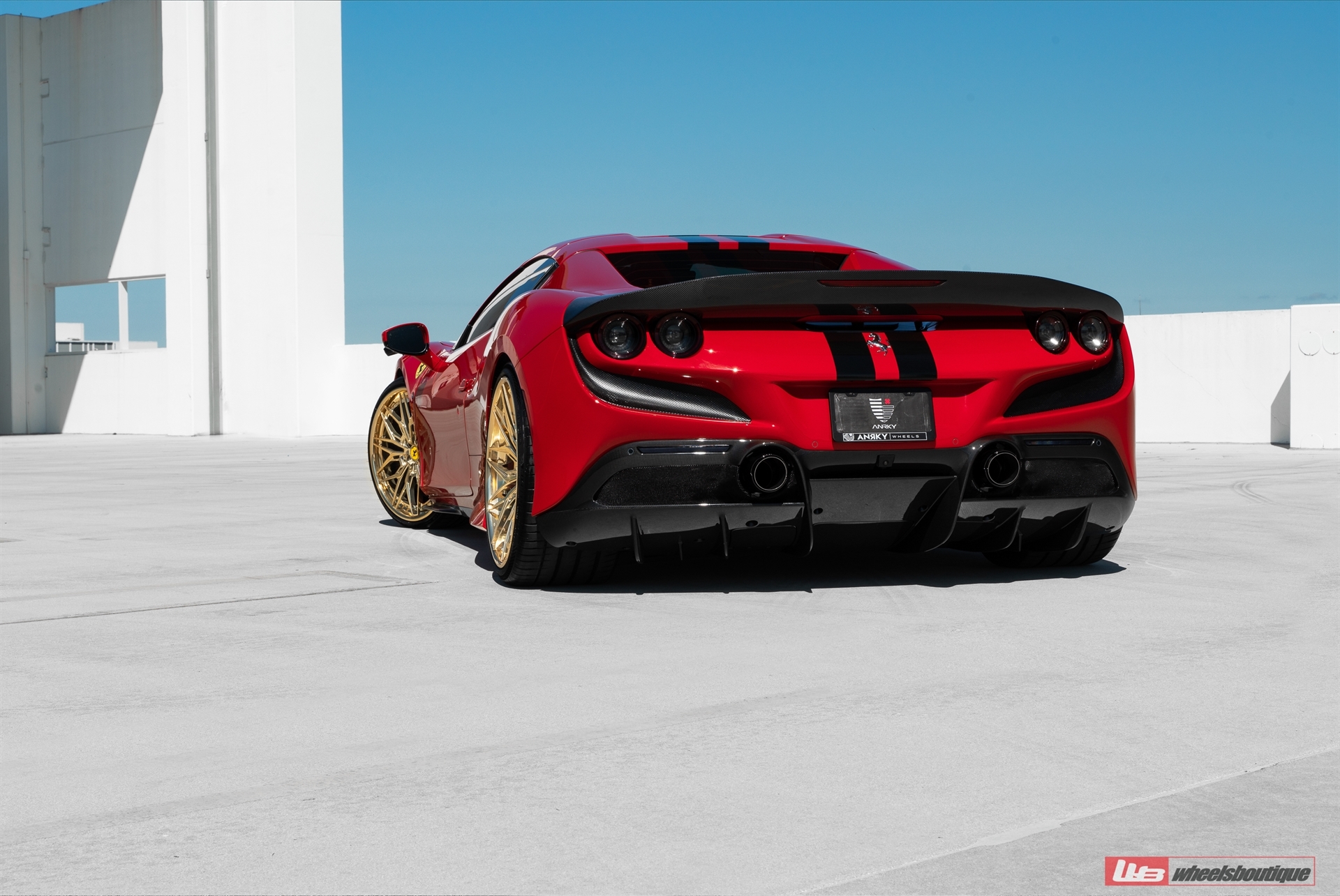 Novitec F8 Spider | Rosso Corsa | on ANRKY S3-X1 | Polished Gold