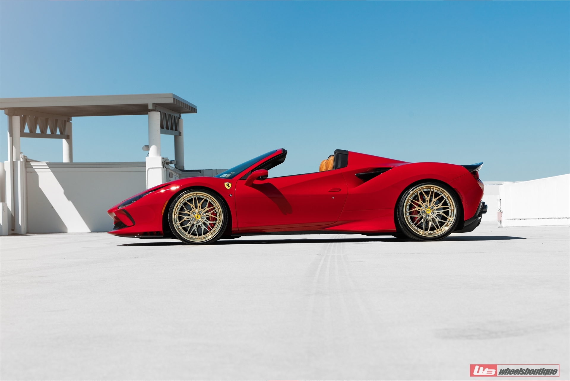 Novitec F8 Spider | Rosso Corsa | on ANRKY S3-X1 | Polished Gold