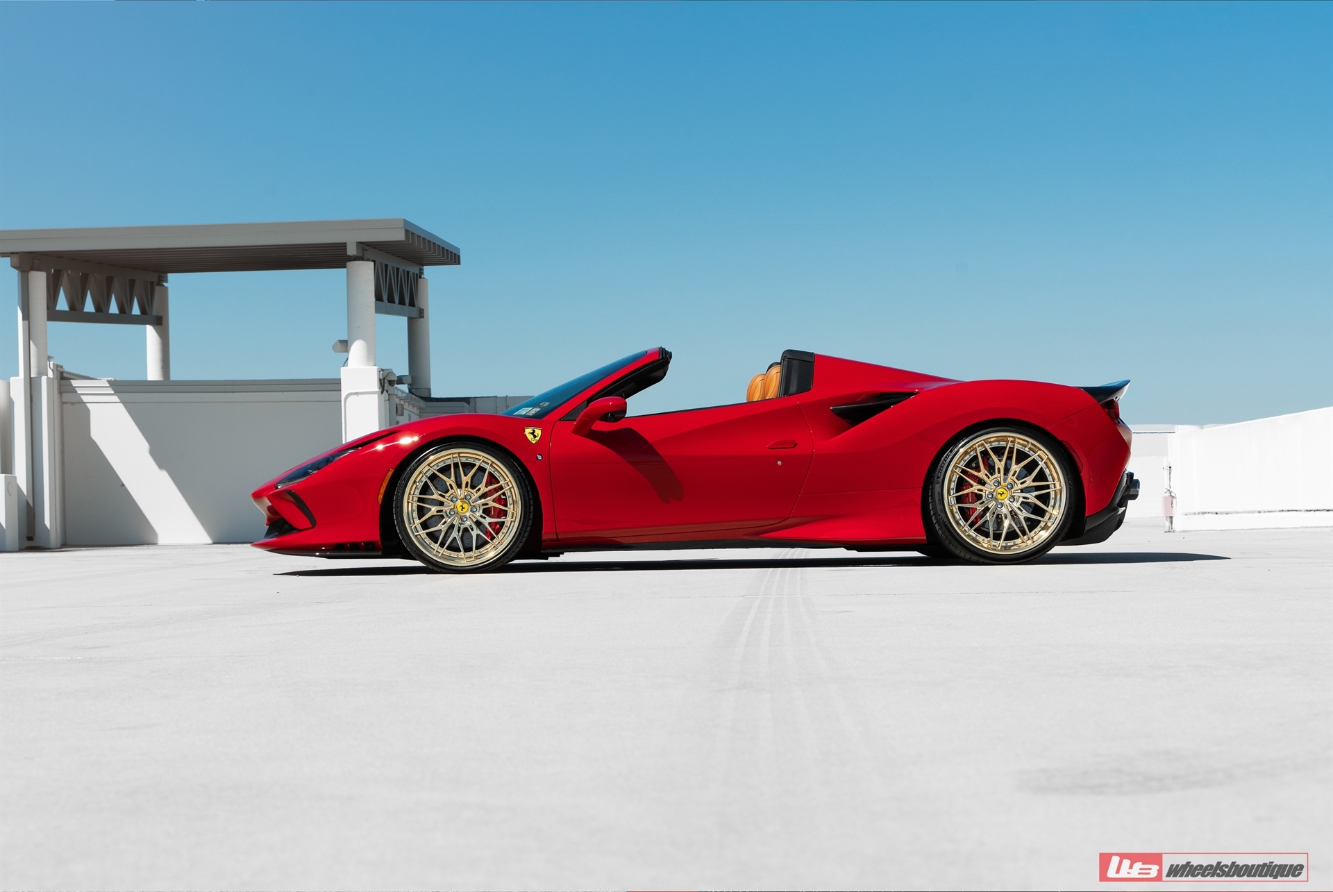 Novitec F8 Spider | Rosso Corsa | on ANRKY S3-X1 | Polished Gold