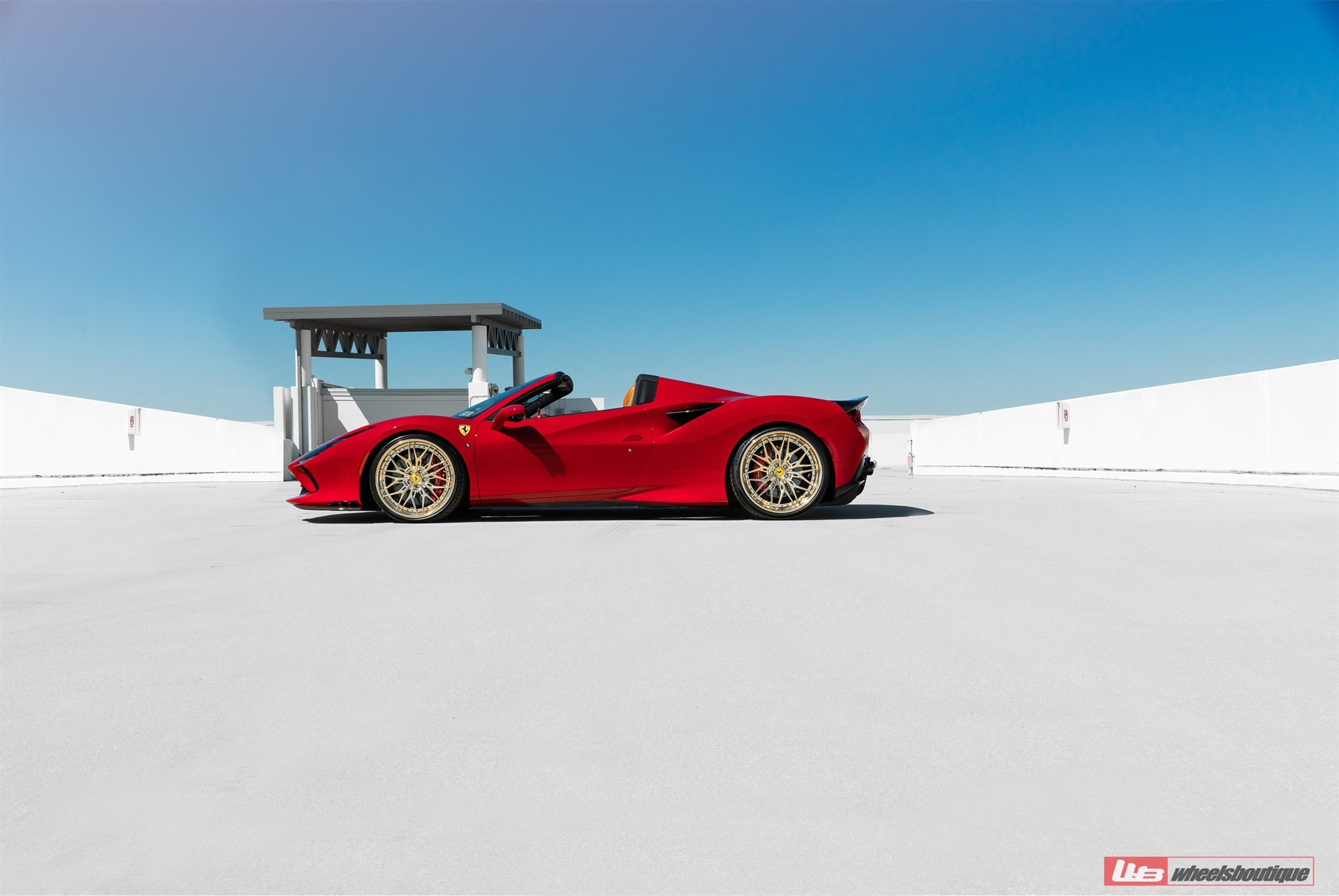 Novitec F8 Spider | Rosso Corsa | on ANRKY S3-X1 | Polished Gold