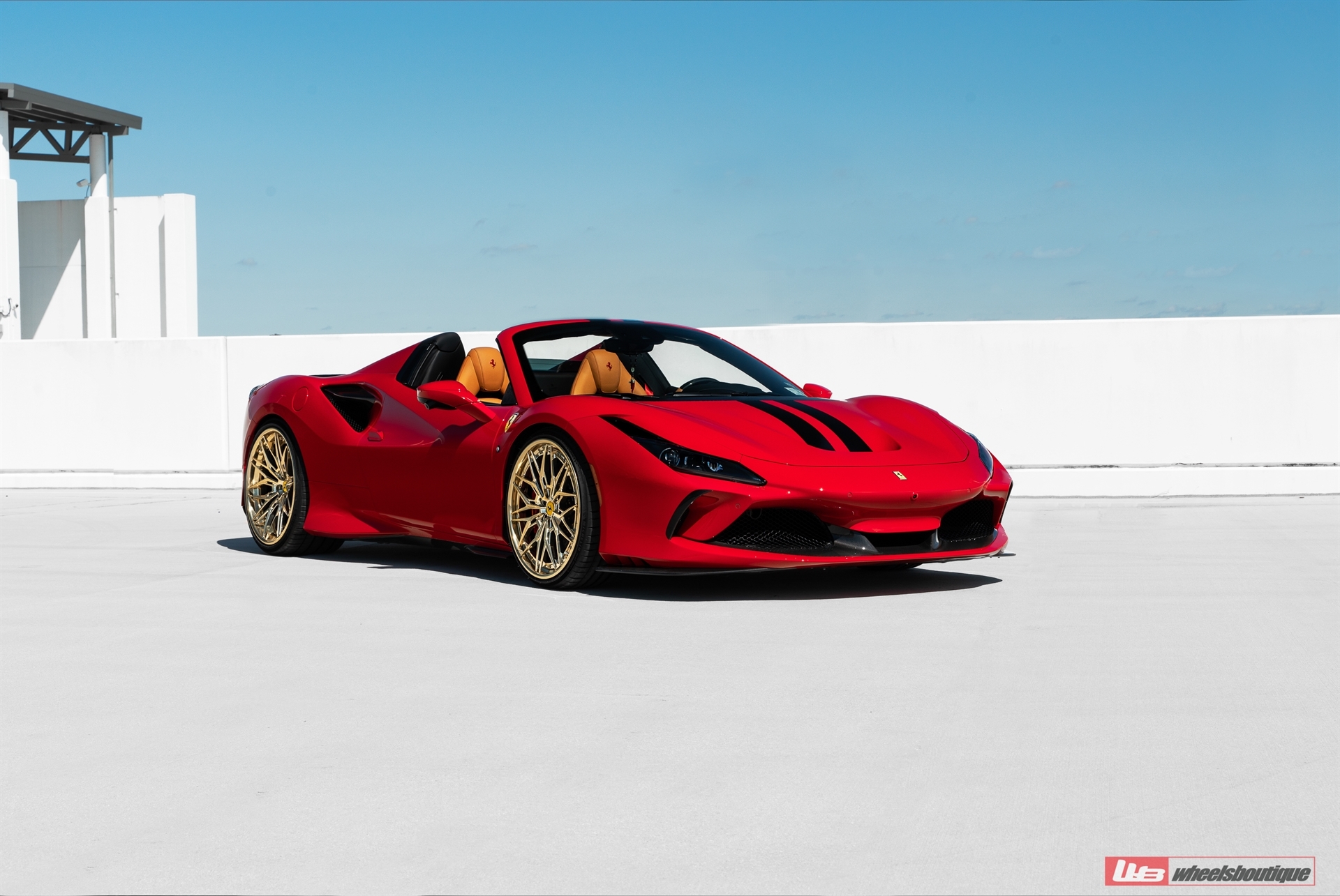 Novitec F8 Spider | Rosso Corsa | on ANRKY S3-X1 | Polished Gold