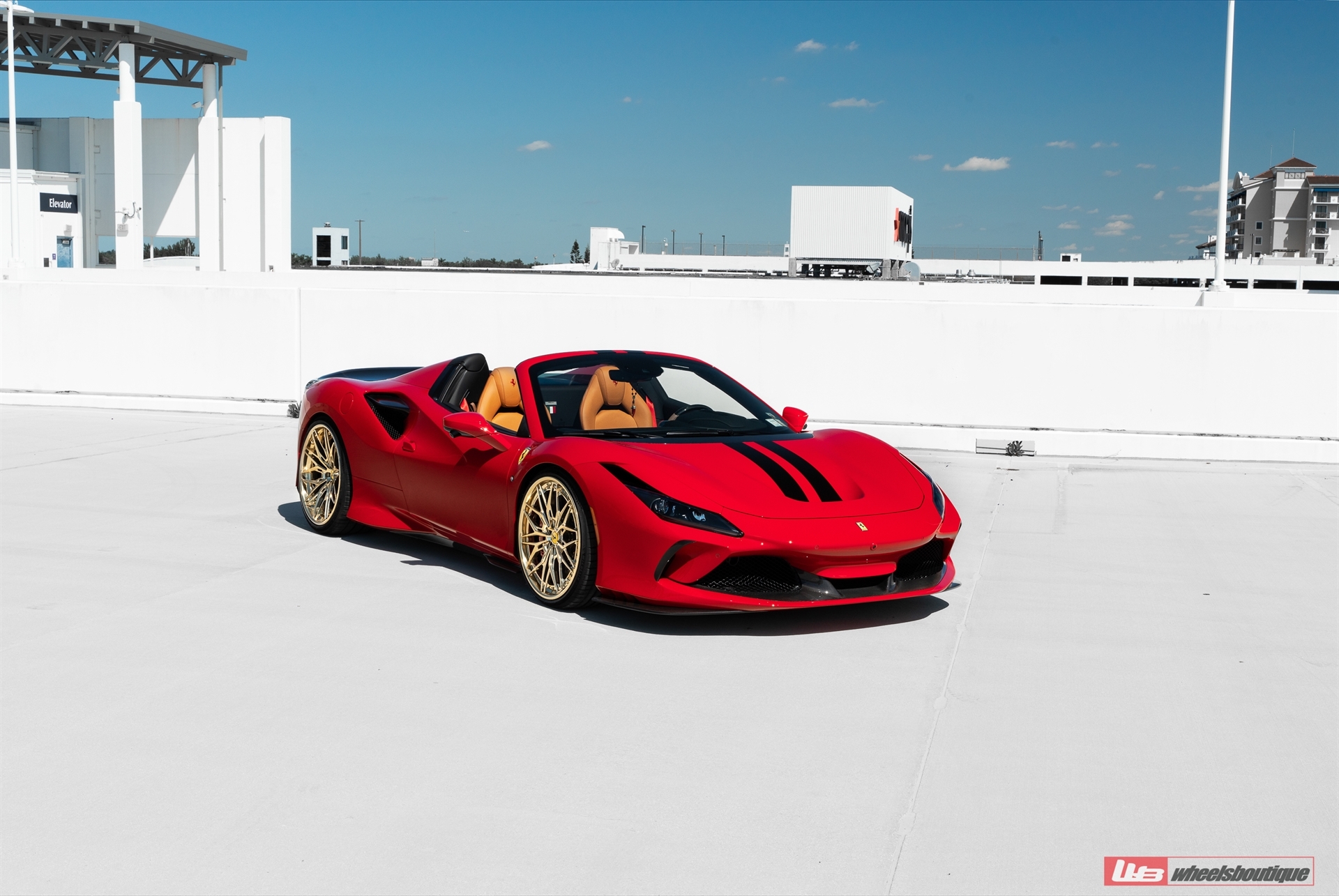 Novitec F8 Spider | Rosso Corsa | on ANRKY S3-X1 | Polished Gold