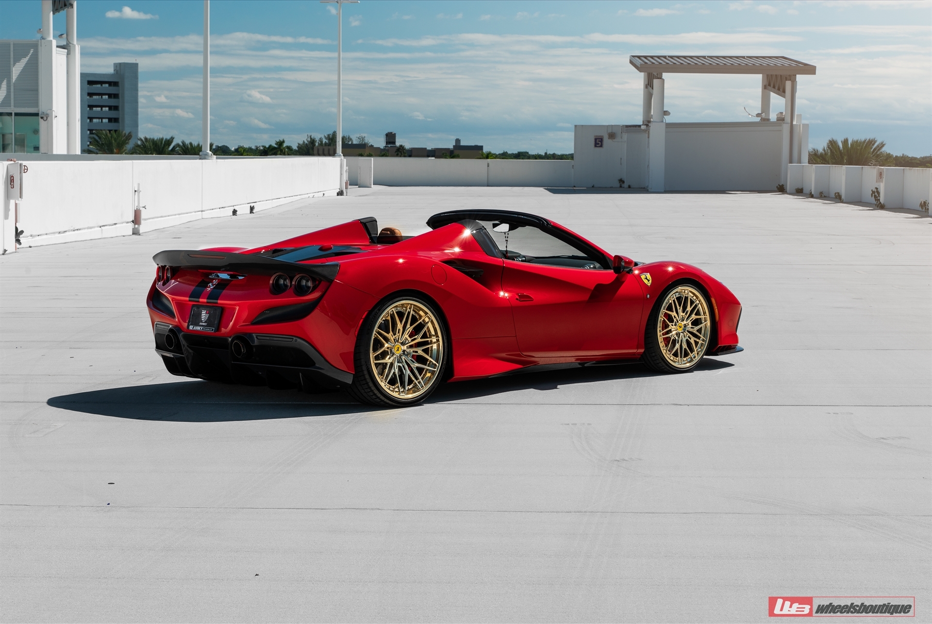 Novitec F8 Spider | Rosso Corsa | on ANRKY S3-X1 | Polished Gold