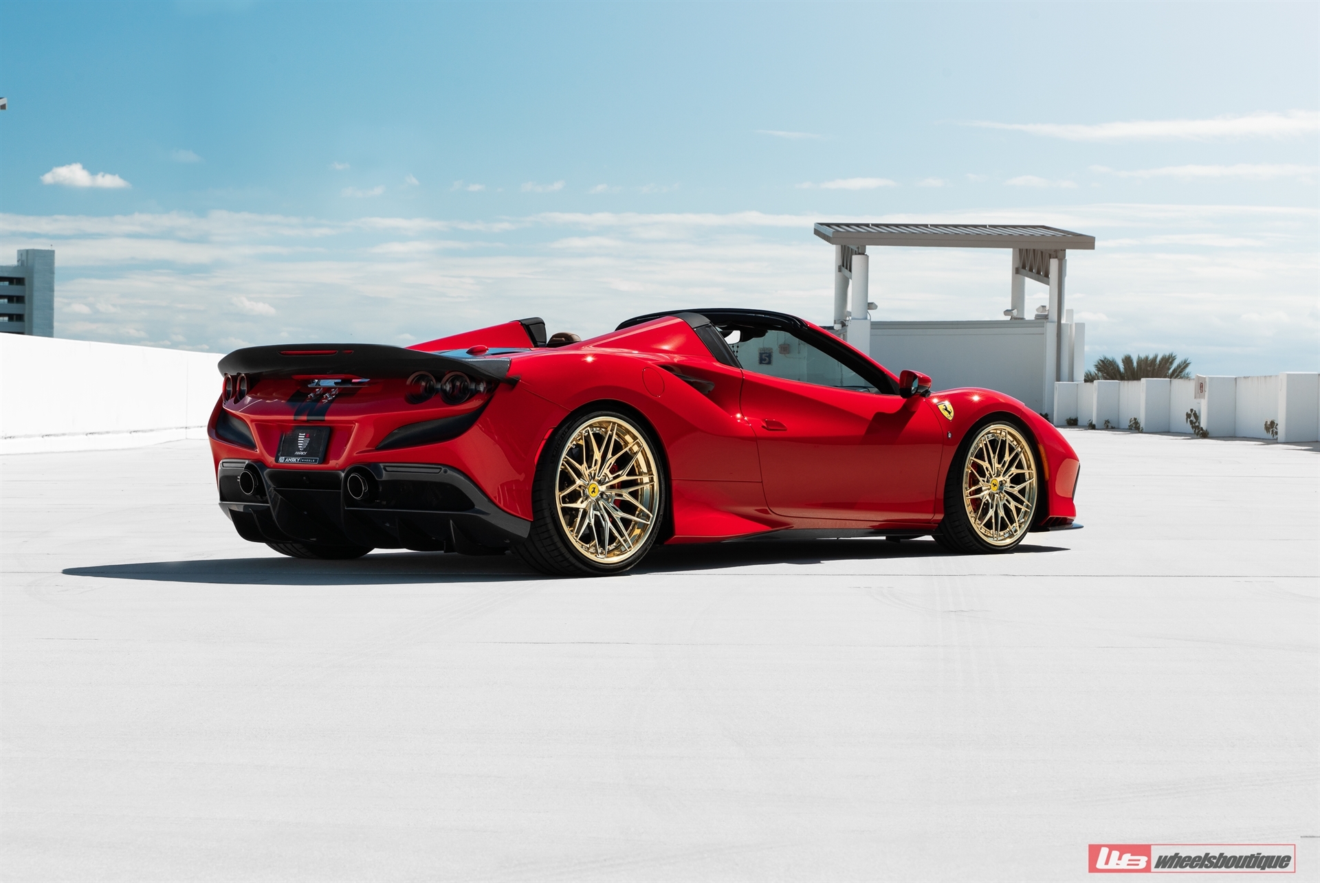 Novitec F8 Spider | Rosso Corsa | on ANRKY S3-X1 | Polished Gold