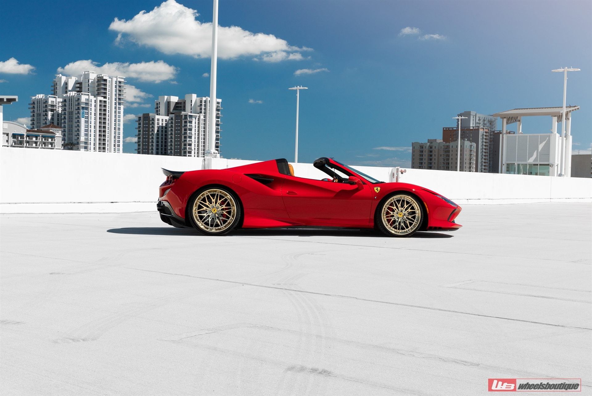 Novitec F8 Spider | Rosso Corsa | on ANRKY S3-X1 | Polished Gold