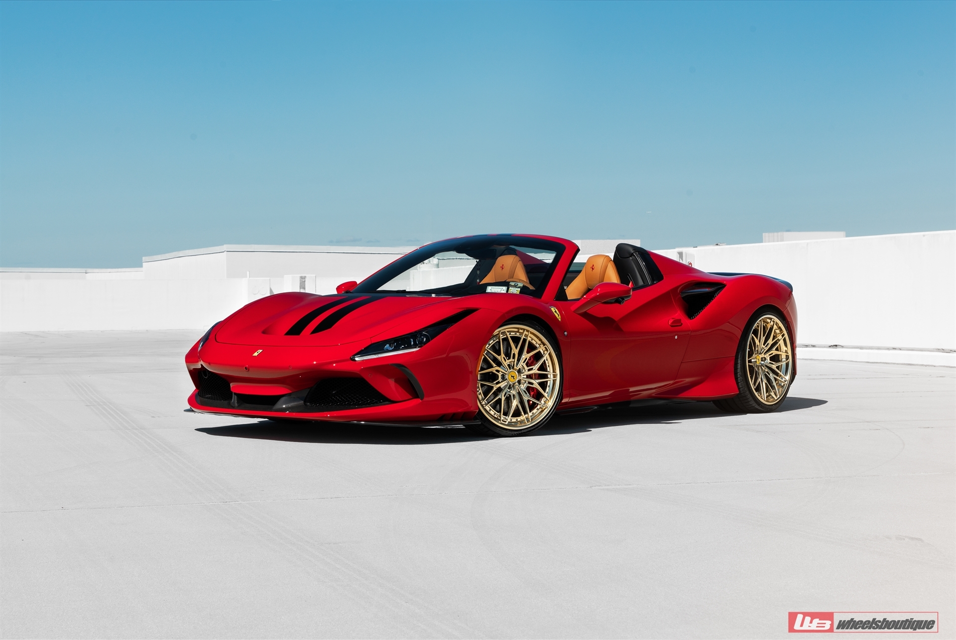 Novitec F8 Spider | Rosso Corsa | on ANRKY S3-X1 | Polished Gold