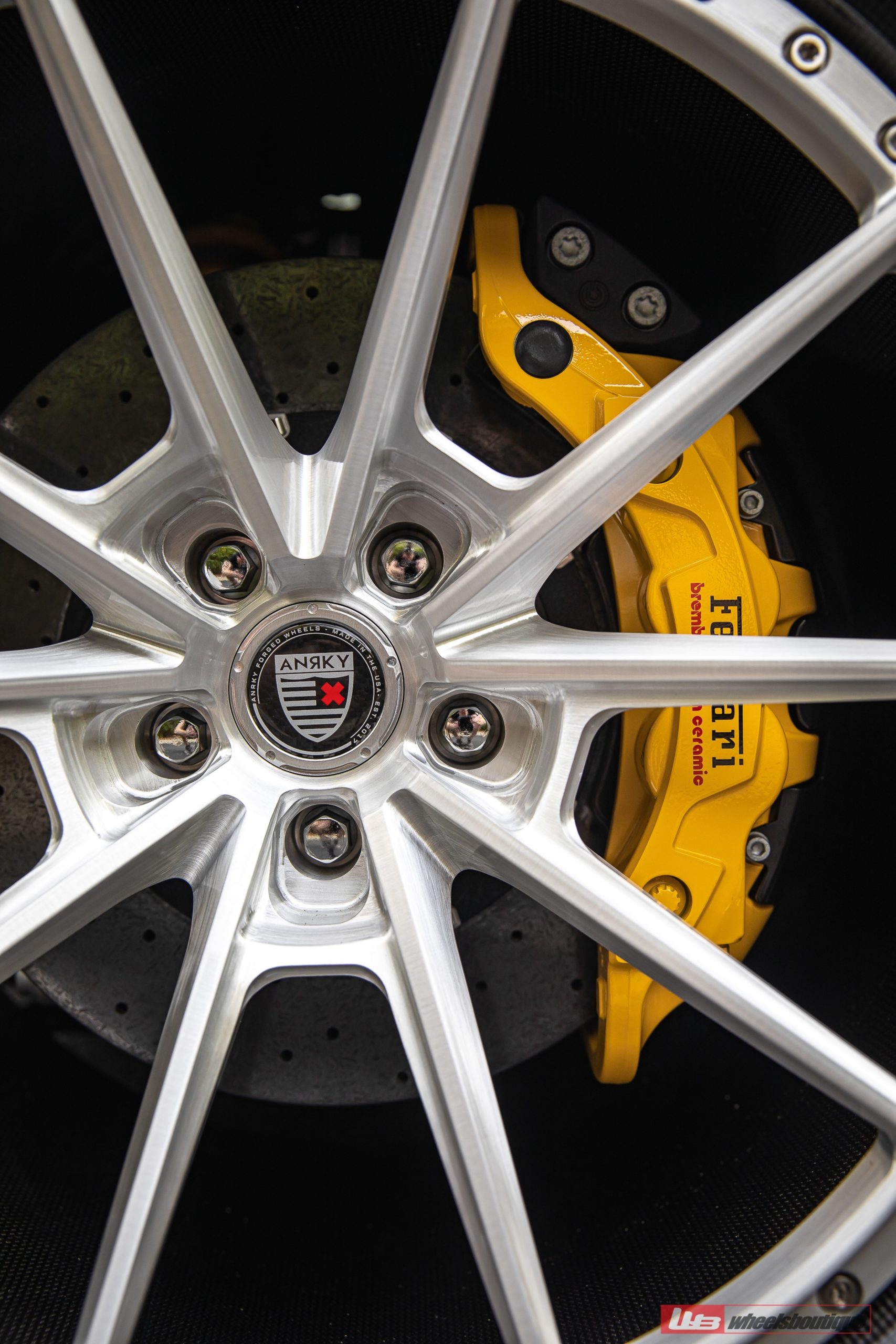Ferrari SF90 | Blue Corsa | on ANRKY C38 | Brushed Clear