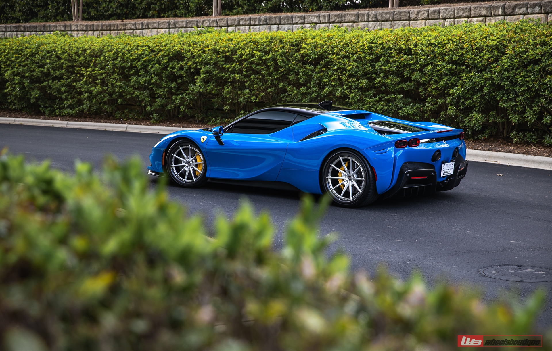 Ferrari SF90 | Blue Corsa | on ANRKY C38 | Brushed Clear