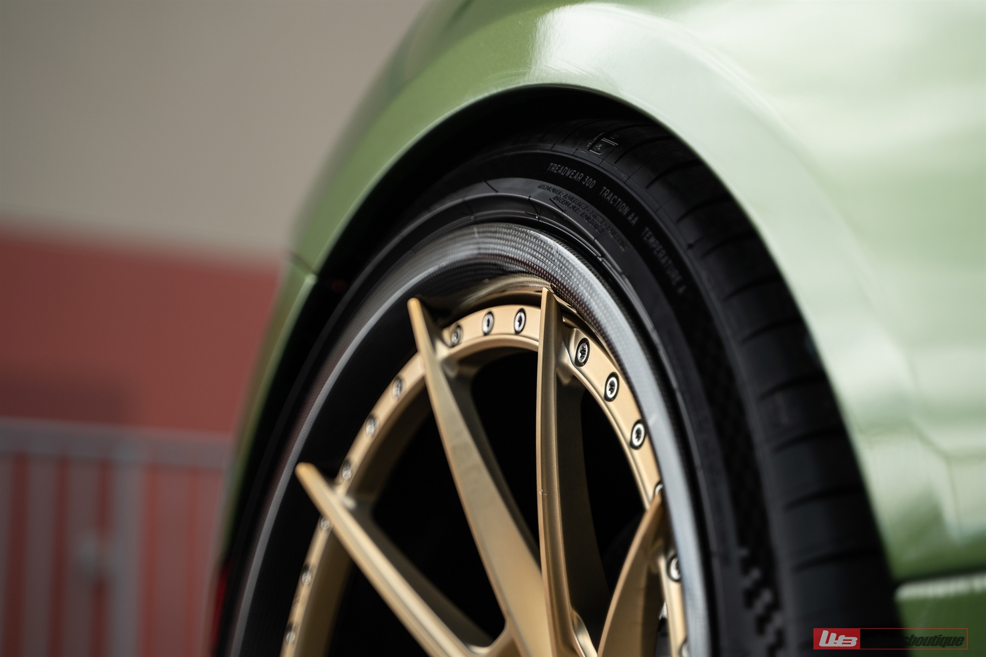 Ferrari SF90 | Python Green | on ANRKY AN38 | Frozen Polished Gold