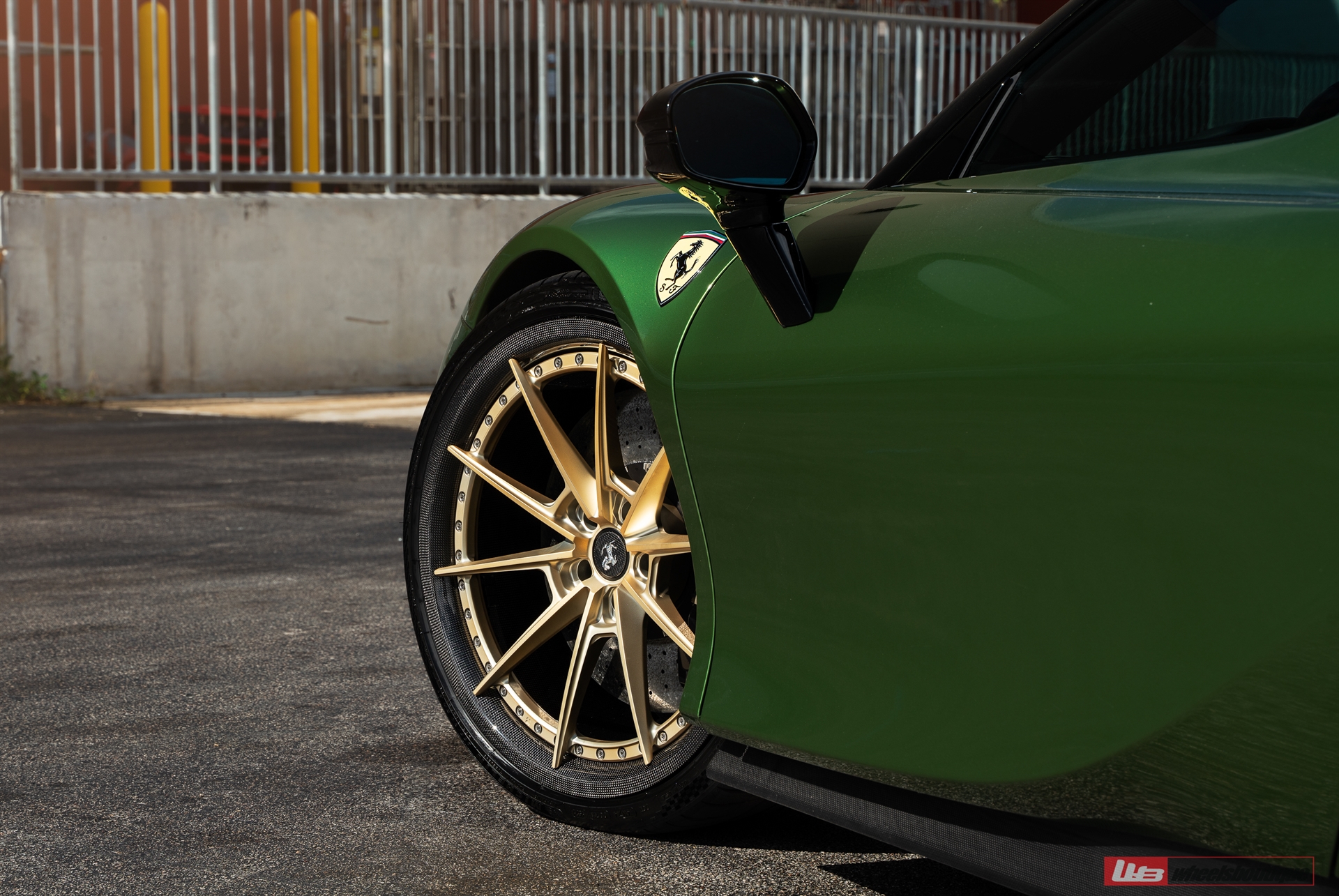 Ferrari SF90 | Python Green | on ANRKY AN38 | Frozen Polished Gold