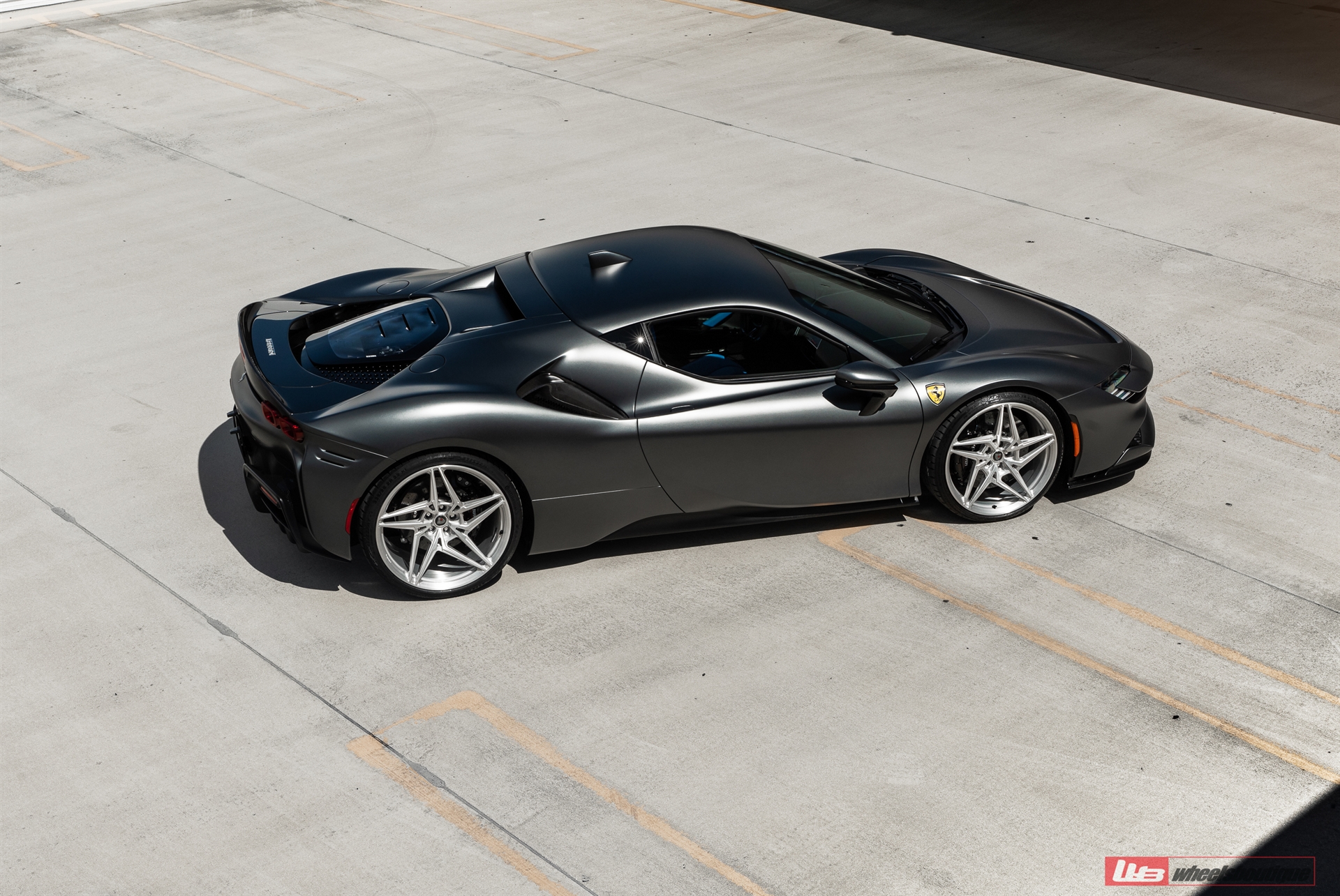 Ferrari SF90 | Grigio Silverstone | on ANRKY S1-X3 | Brushed Clear