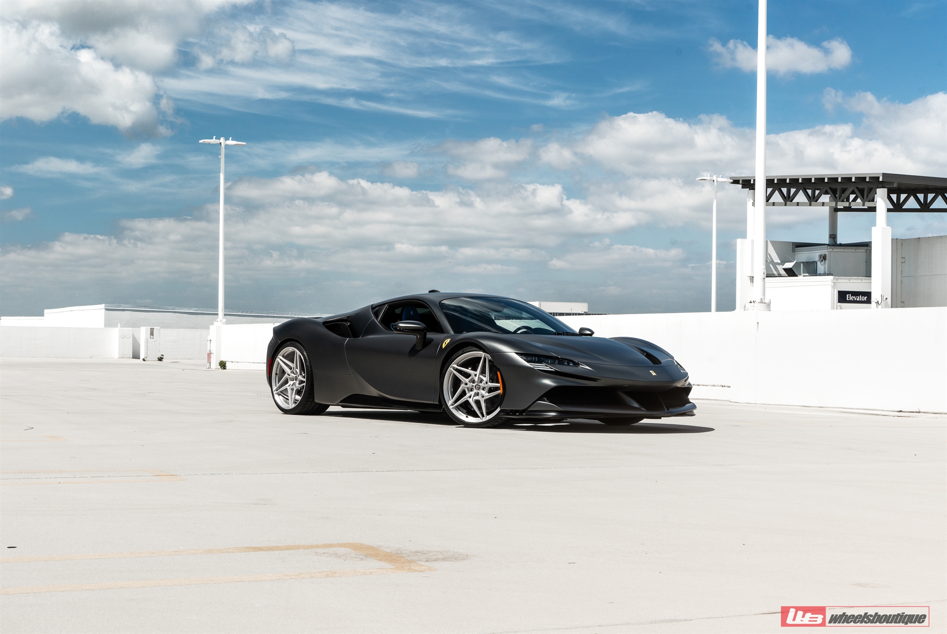Ferrari SF90 | Grigio Silverstone | on ANRKY S1-X3 | Brushed Clear