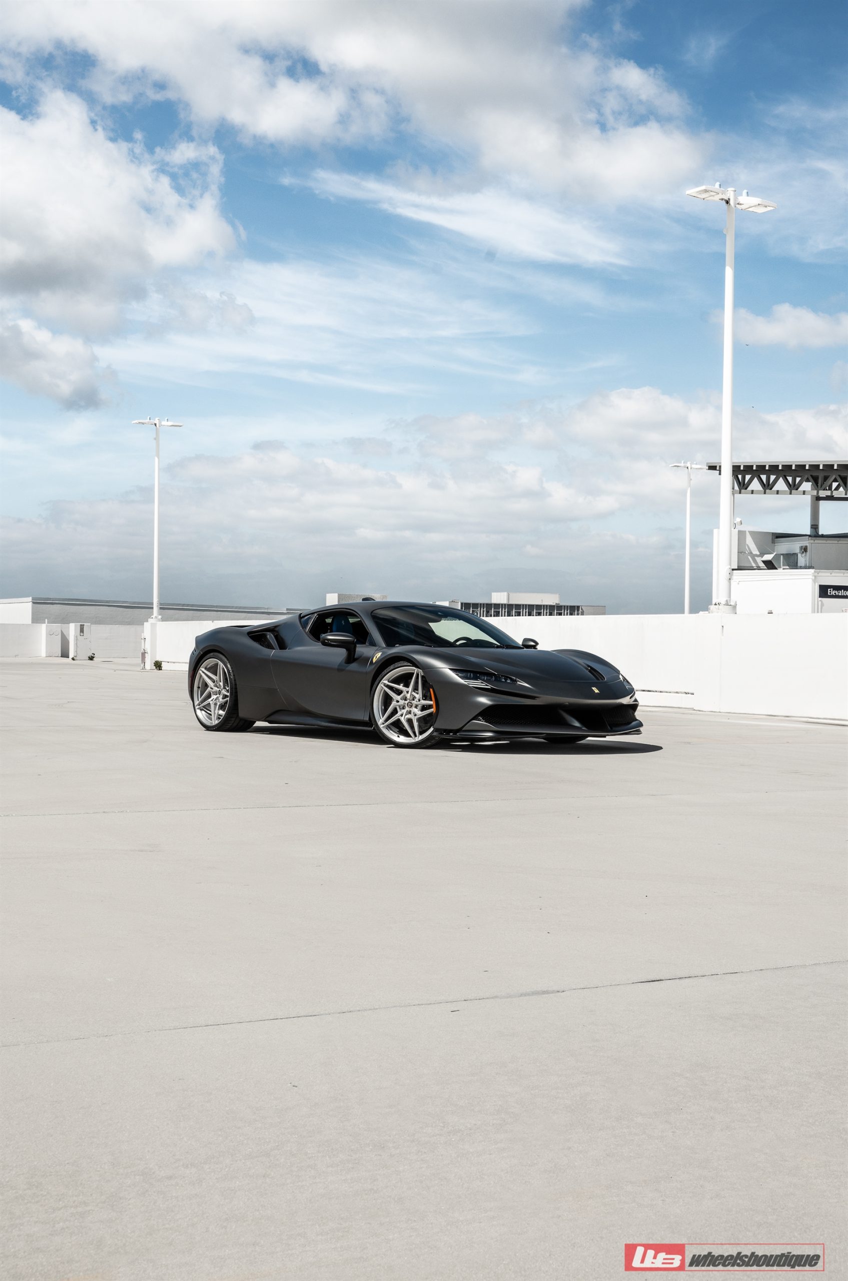 Ferrari SF90 | Grigio Silverstone | on ANRKY S1-X3 | Brushed Clear