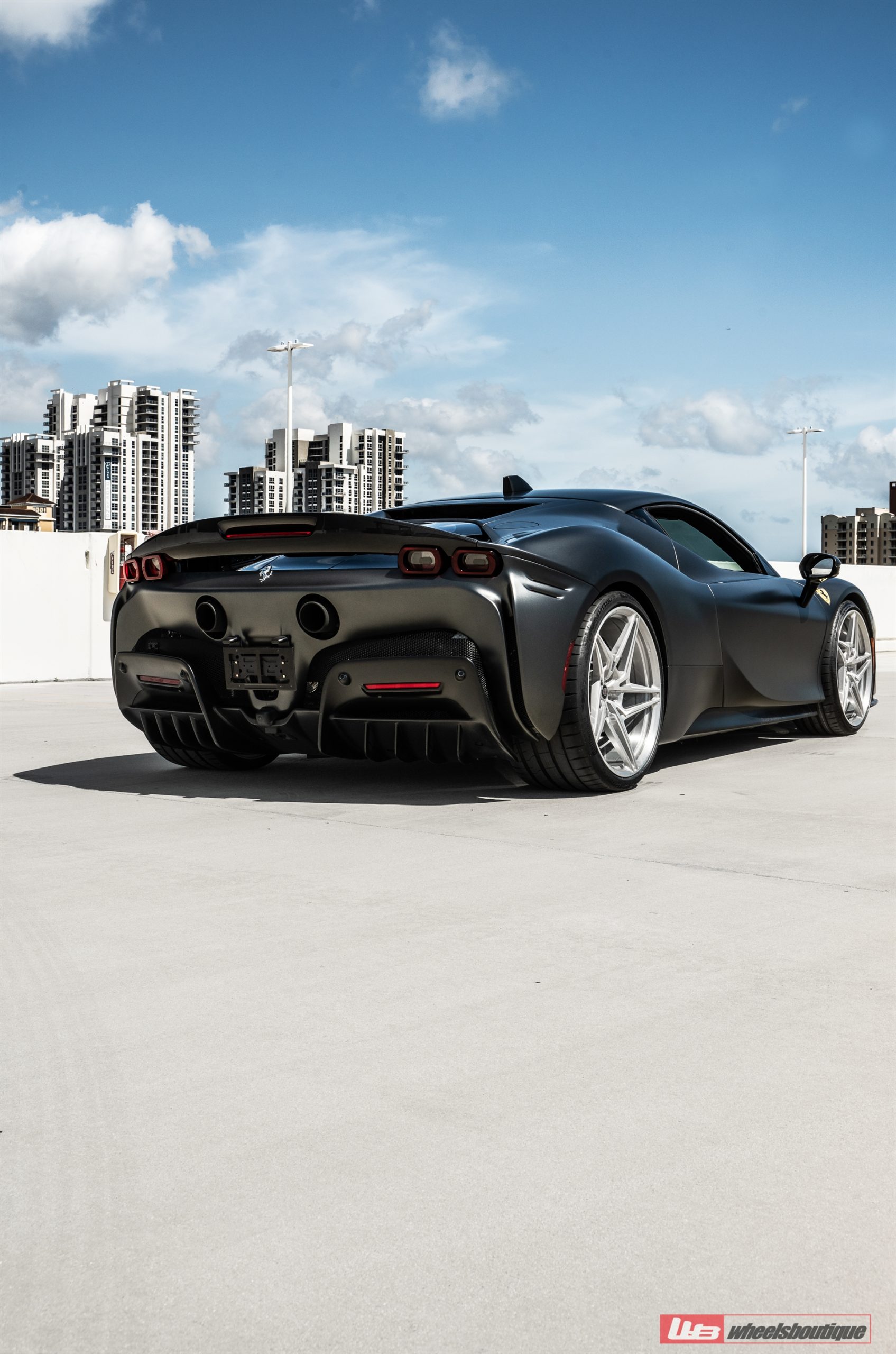 Ferrari SF90 | Grigio Silverstone | on ANRKY S1-X3 | Brushed Clear