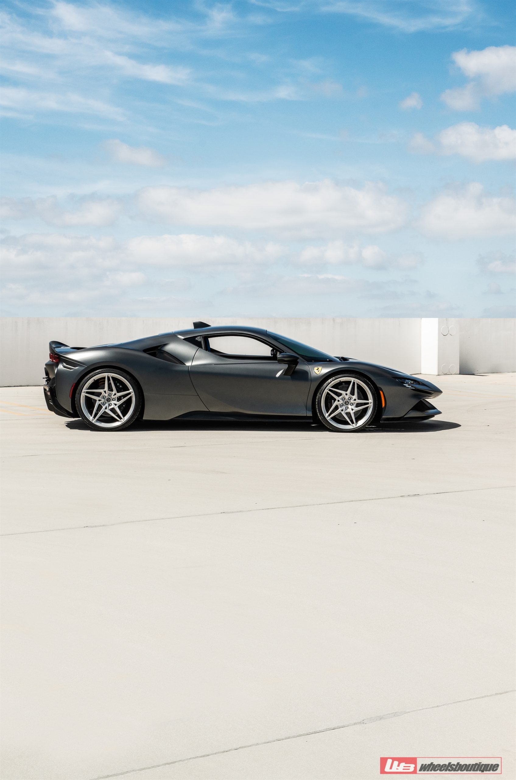 Ferrari SF90 | Grigio Silverstone | on ANRKY S1-X3 | Brushed Clear