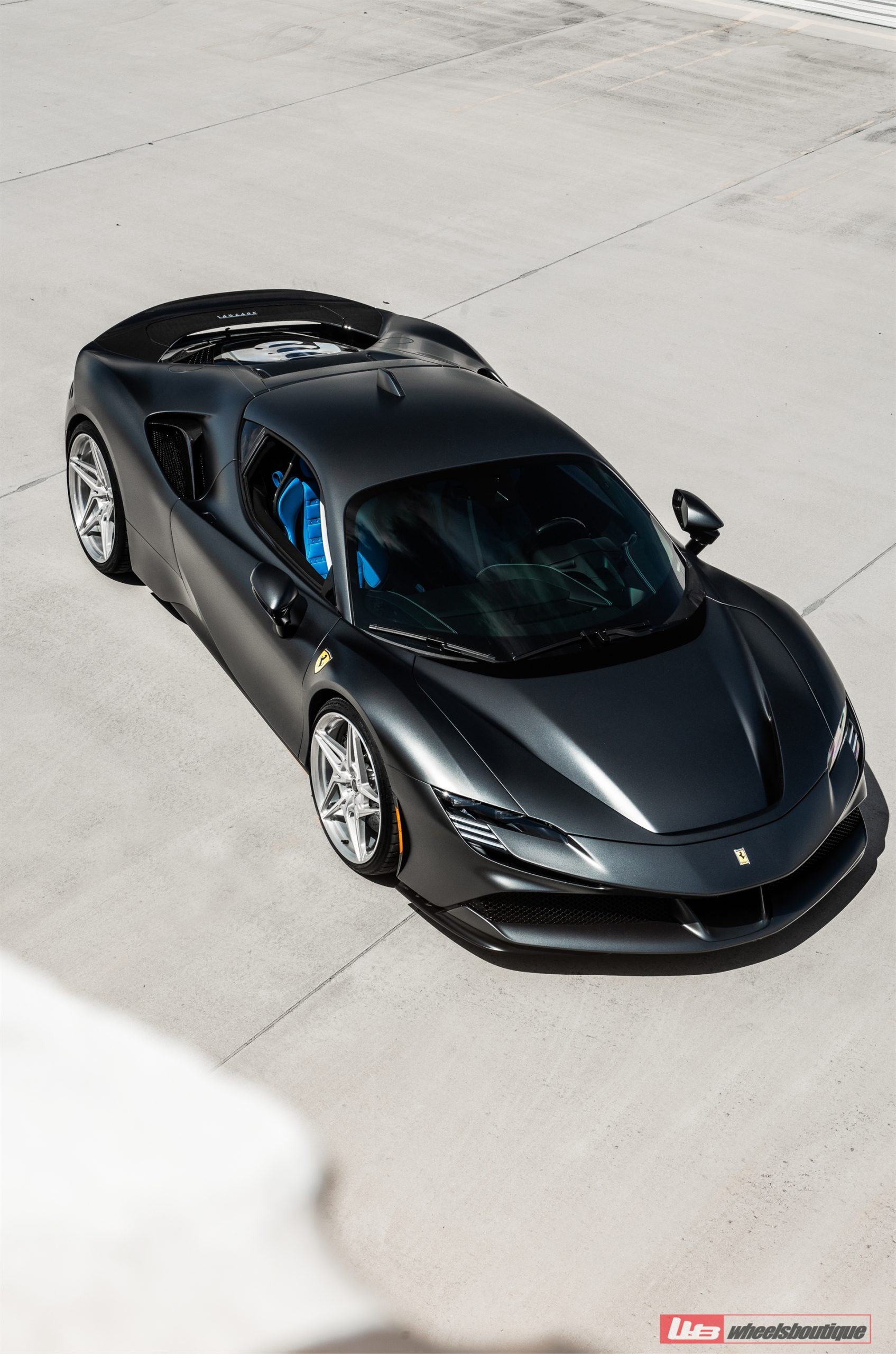 Ferrari SF90 | Grigio Silverstone | on ANRKY S1-X3 | Brushed Clear