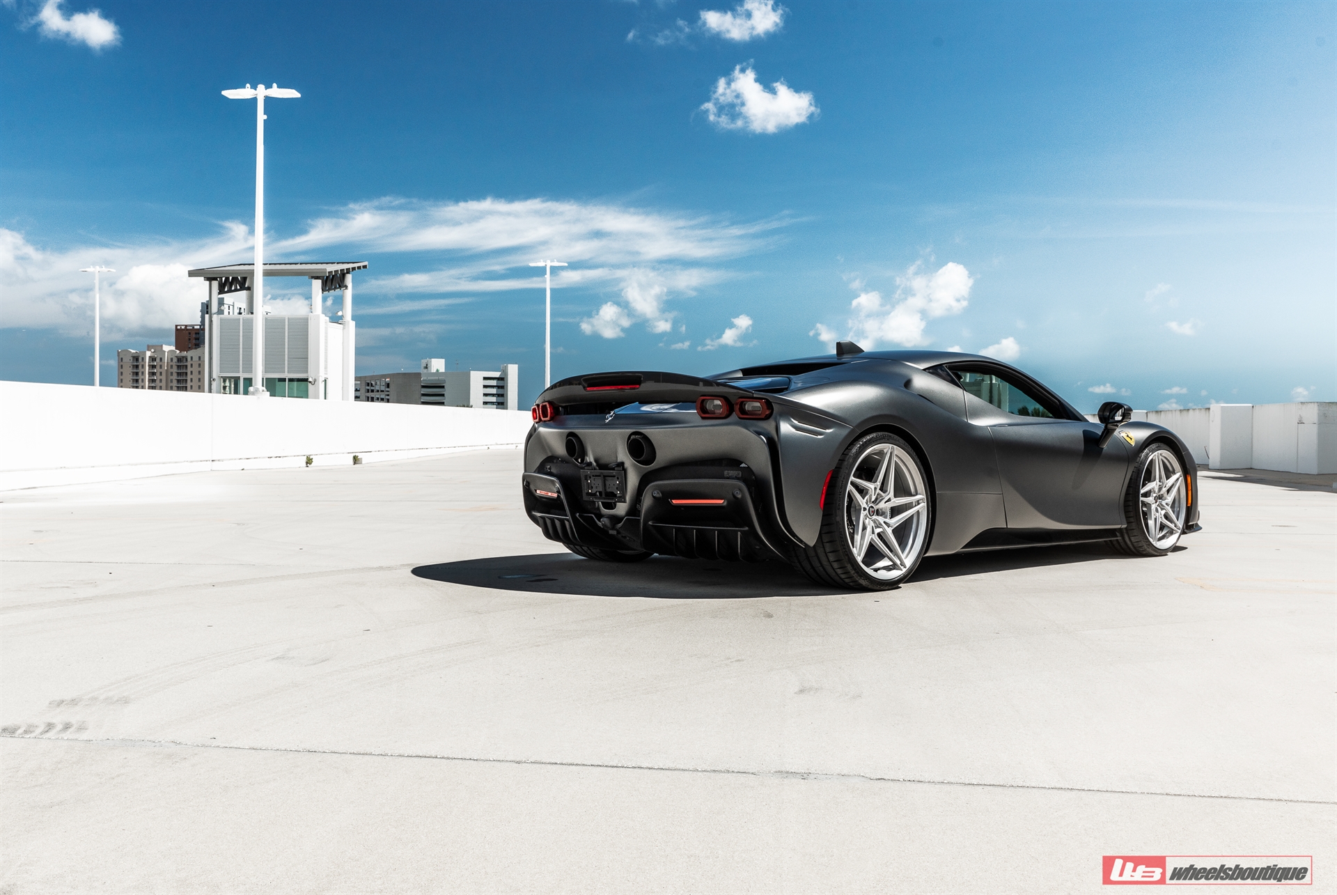 Ferrari SF90 | Grigio Silverstone | on ANRKY S1-X3 | Brushed Clear