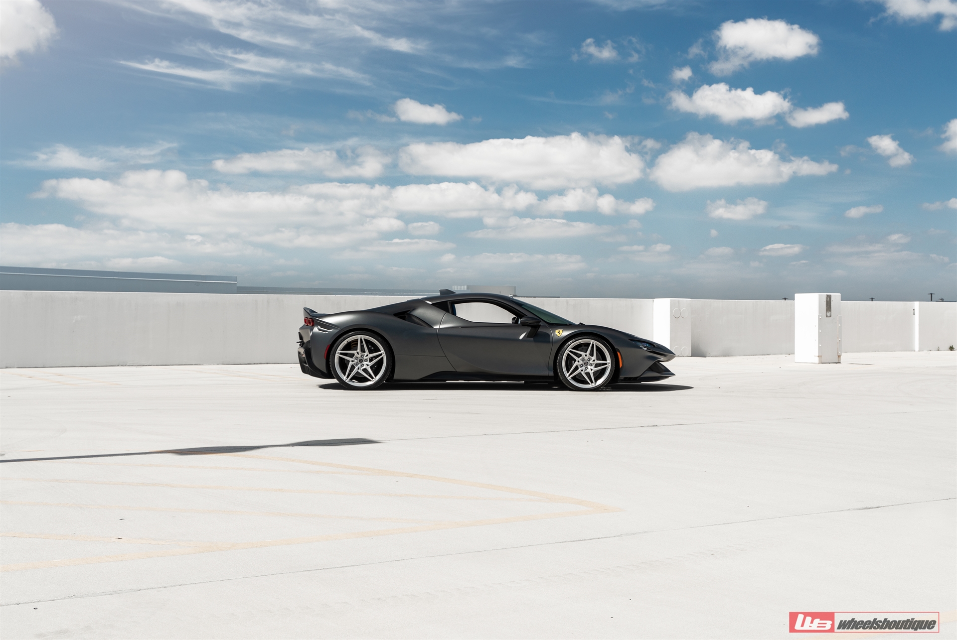 Ferrari SF90 | Grigio Silverstone | on ANRKY S1-X3 | Brushed Clear