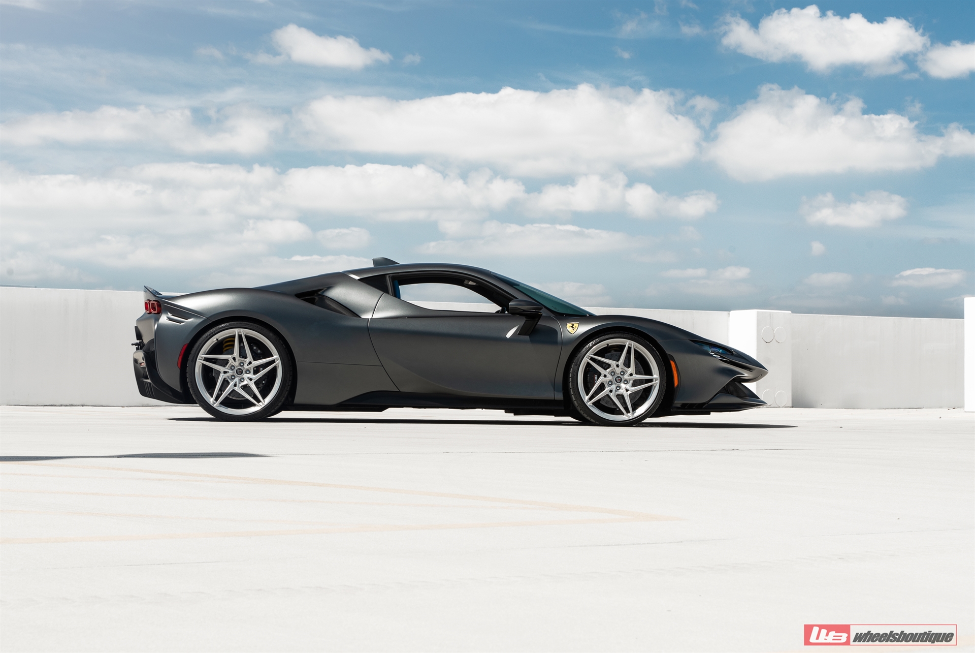 Ferrari SF90 | Grigio Silverstone | on ANRKY S1-X3 | Brushed Clear