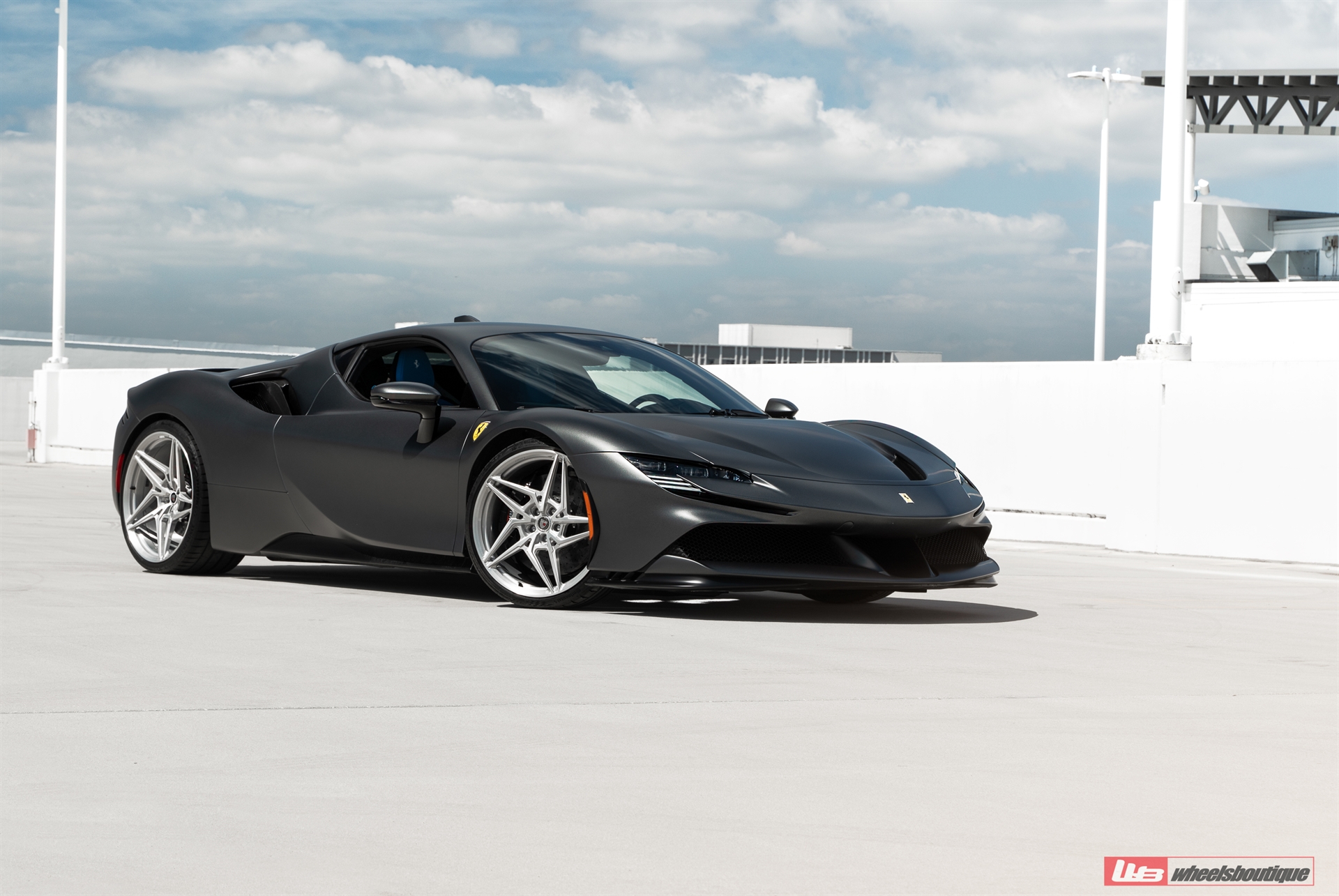 Ferrari SF90 | Grigio Silverstone | on ANRKY S1-X3 | Brushed Clear