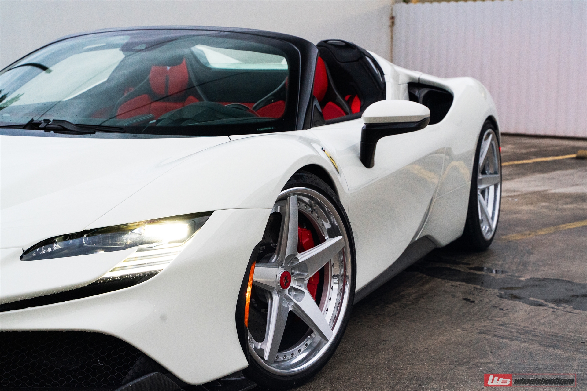 Ferrari SF90 Spider | Bianco Avus | on ANRKY RS5.3 | Brushed Clear