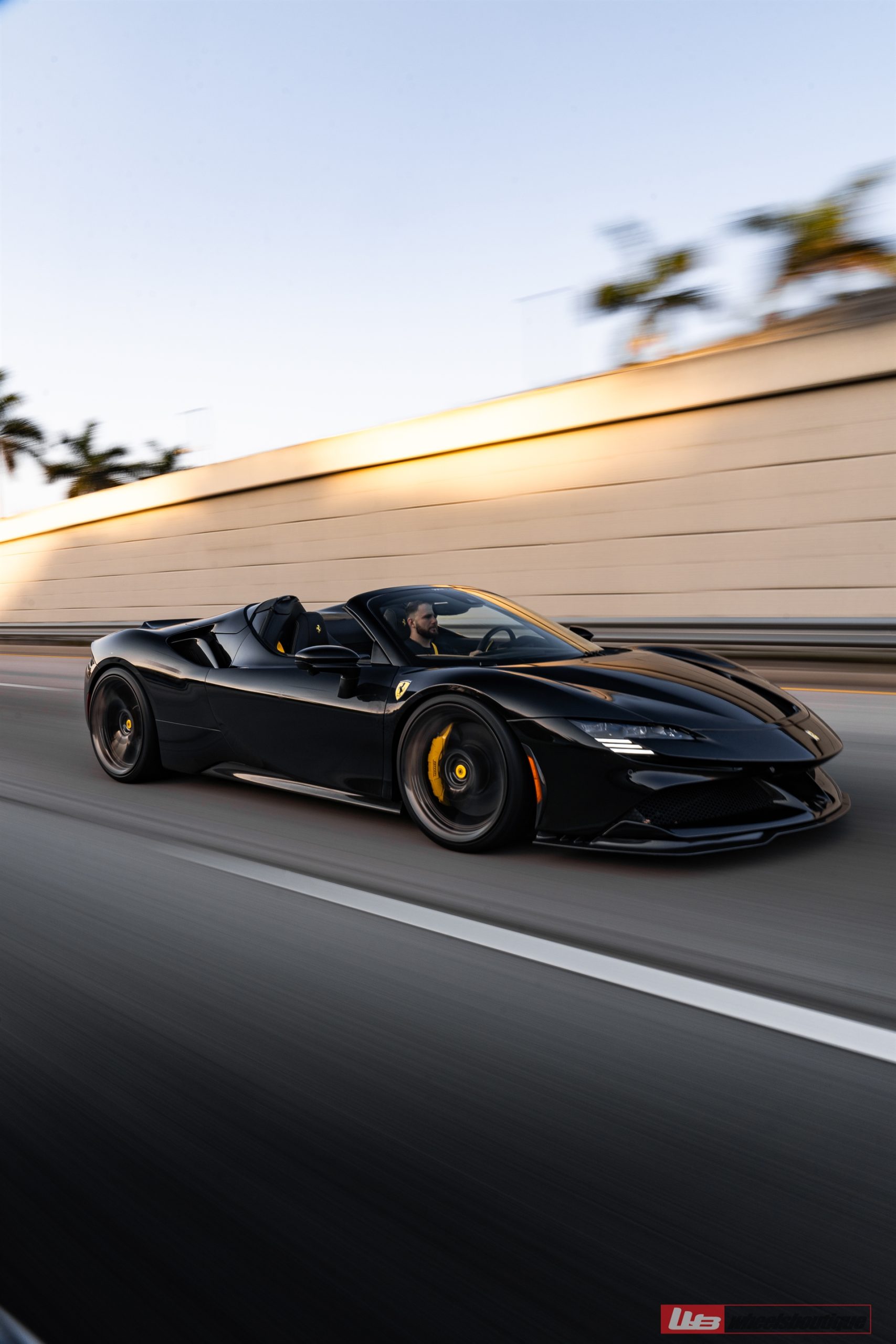Ferrari SF90 Spider | Nero | on ANRKY XR-205 | Mirror Polished Smoke
