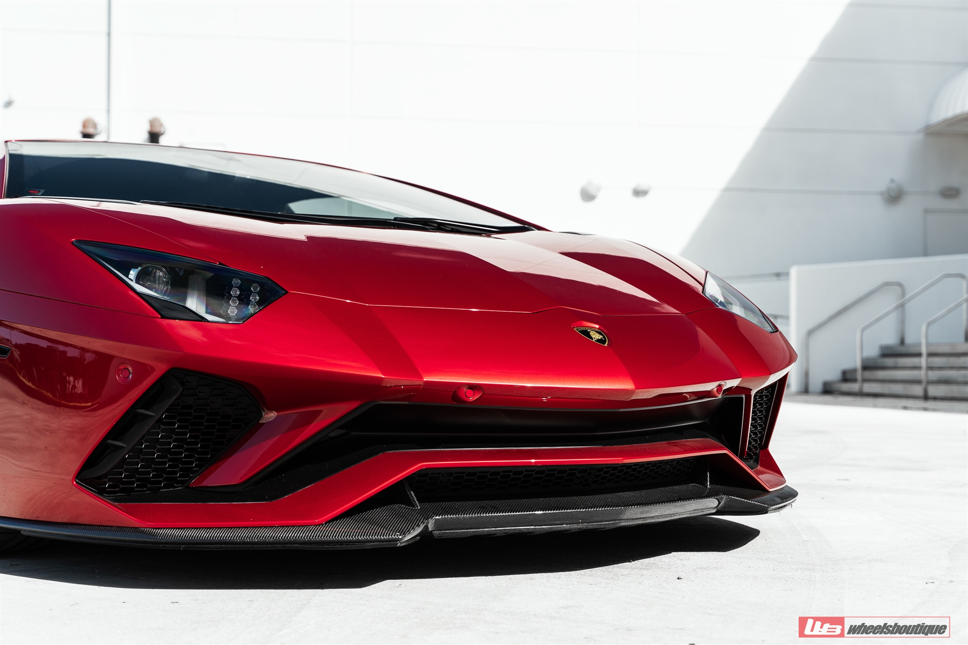 Lamborghini Aventador S | Rosso Efesto | on ANRKY S3-X5 | Gloss Black