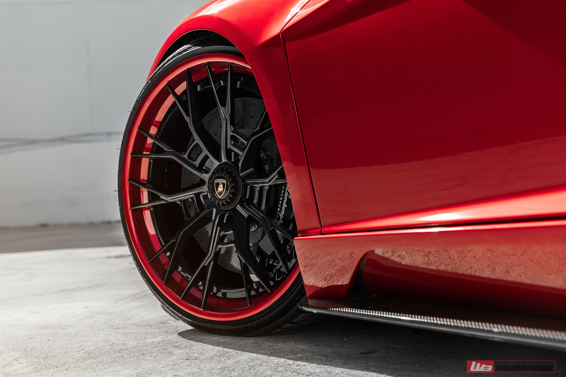 Lamborghini Aventador S | Rosso Efesto | on ANRKY S3-X5 | Gloss Black