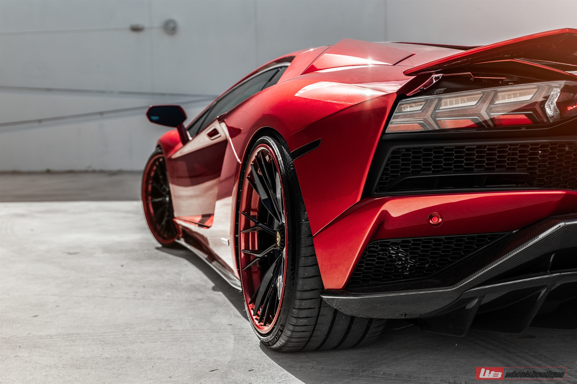 Lamborghini Aventador S | Rosso Efesto | on ANRKY S3-X5 | Gloss Black