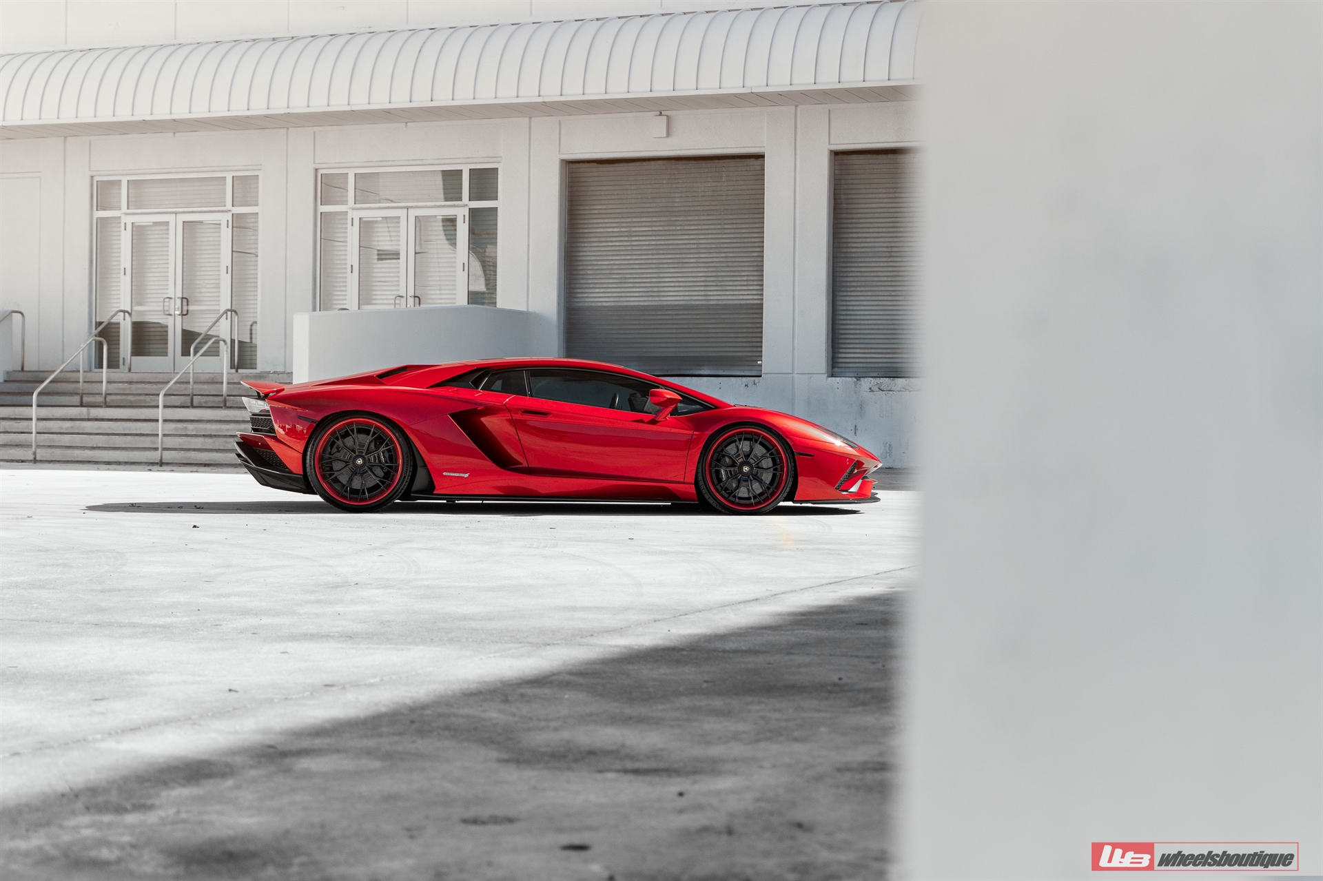 Lamborghini Aventador S | Rosso Efesto | on ANRKY S3-X5 | Gloss Black